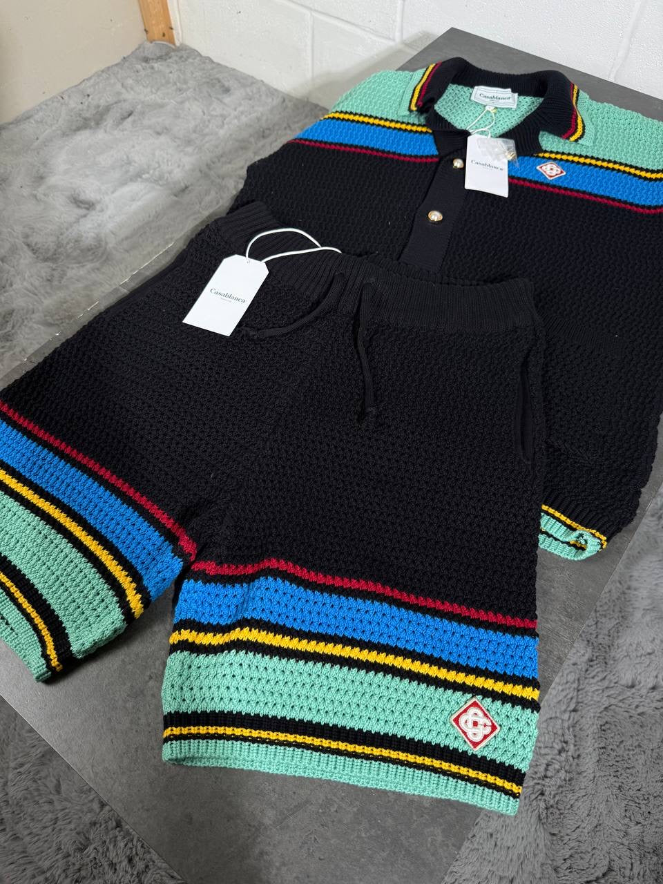 CASA KNIT SET BLACK