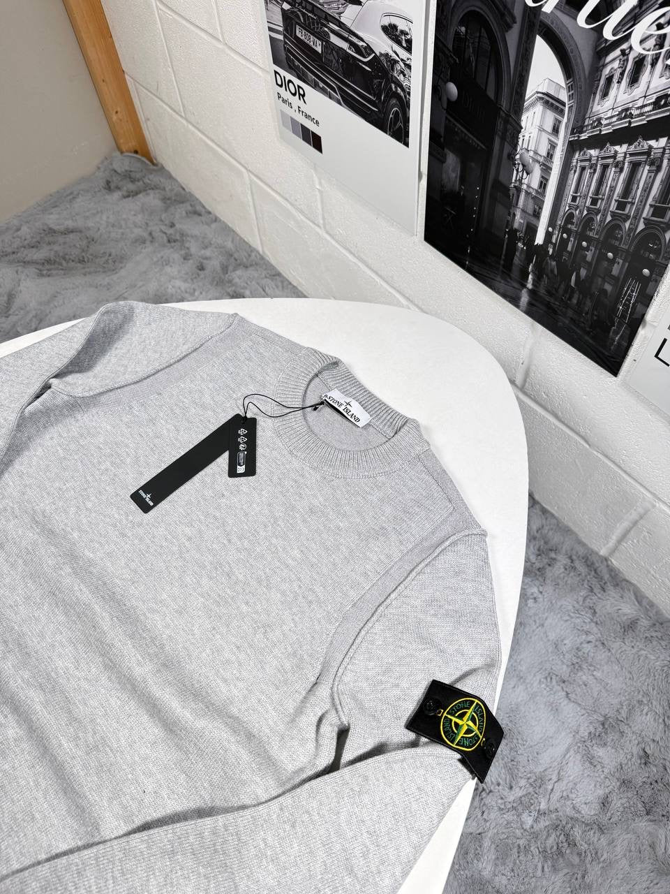 SI KNITTED JUMPER GREY