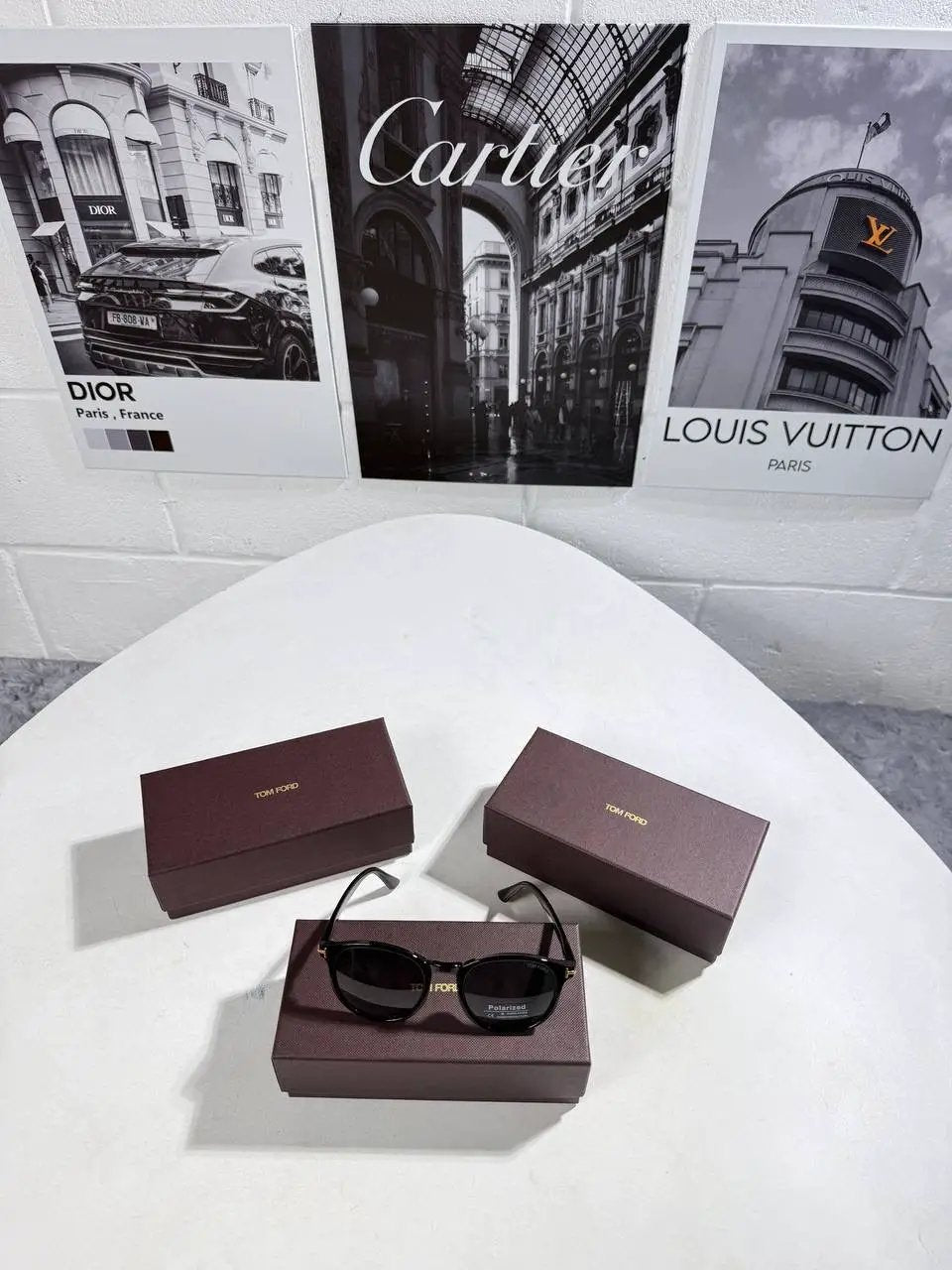 TOM F ROUND SUNGLASSES