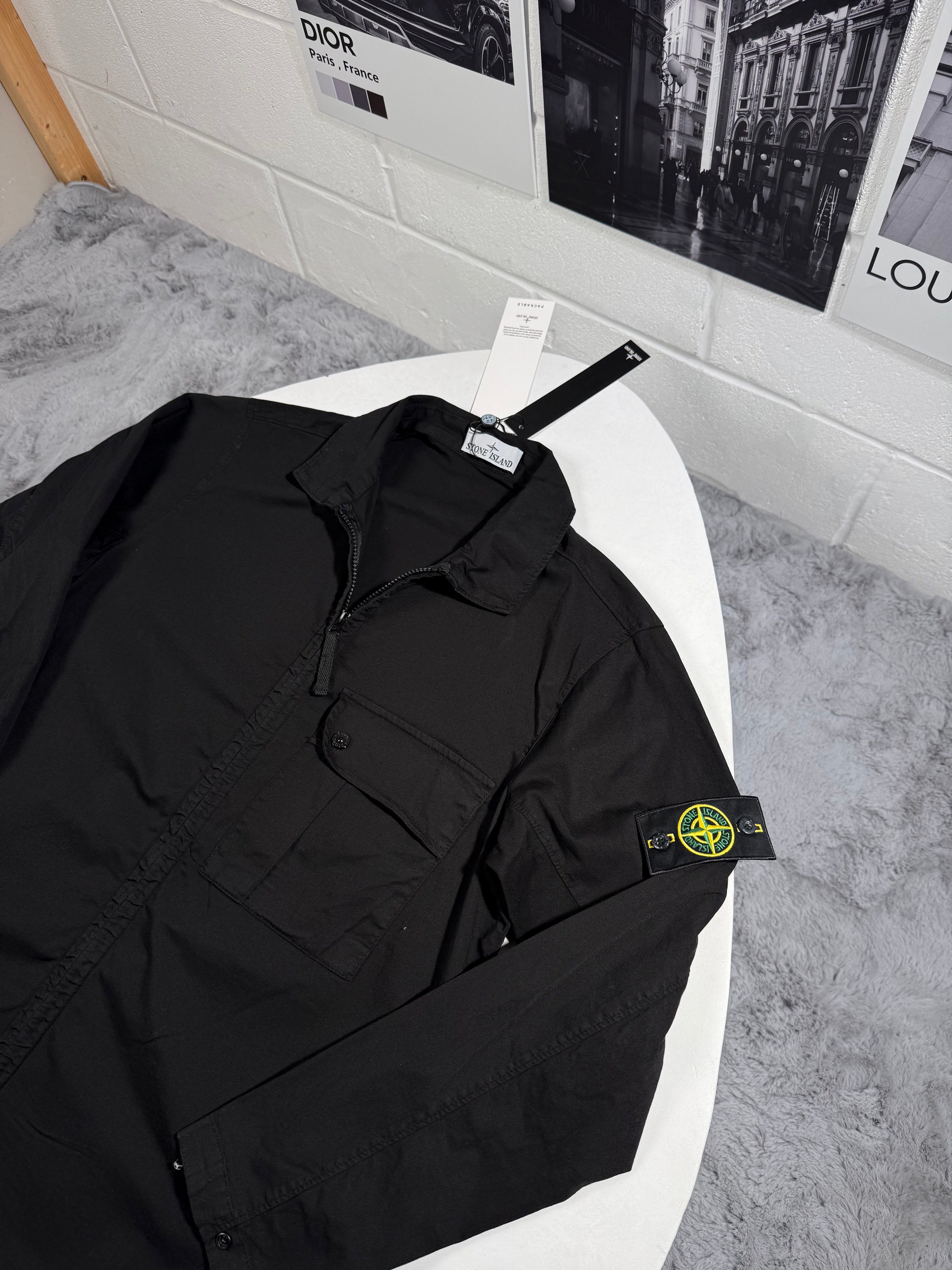 SI ZIP OVERSHIRT BLACK