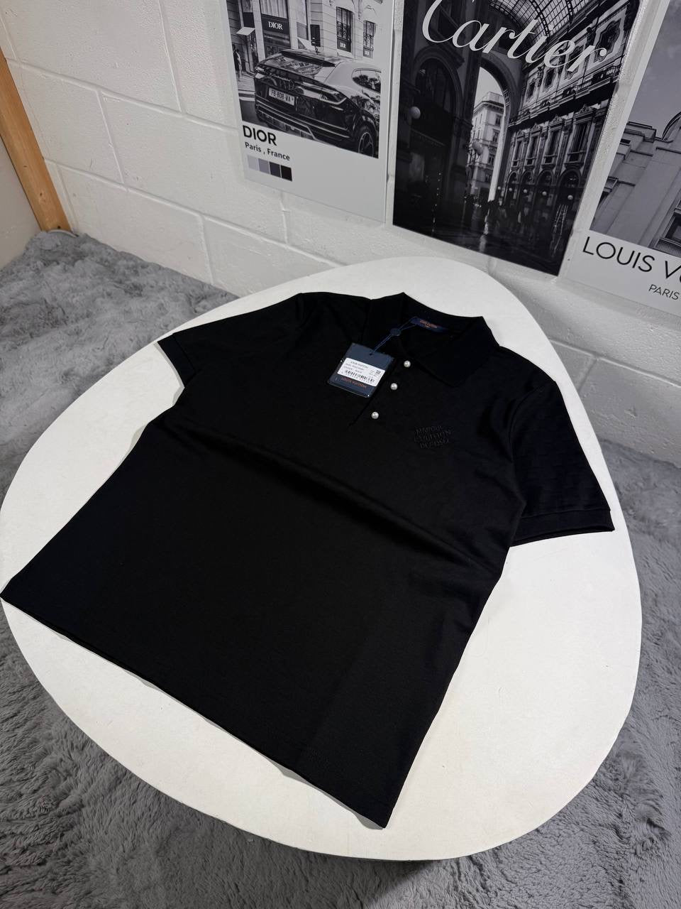 LVE DAMIER POLO BLACK