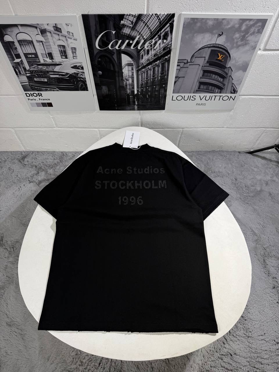 ACNE BLACK LOGO TSHIRT