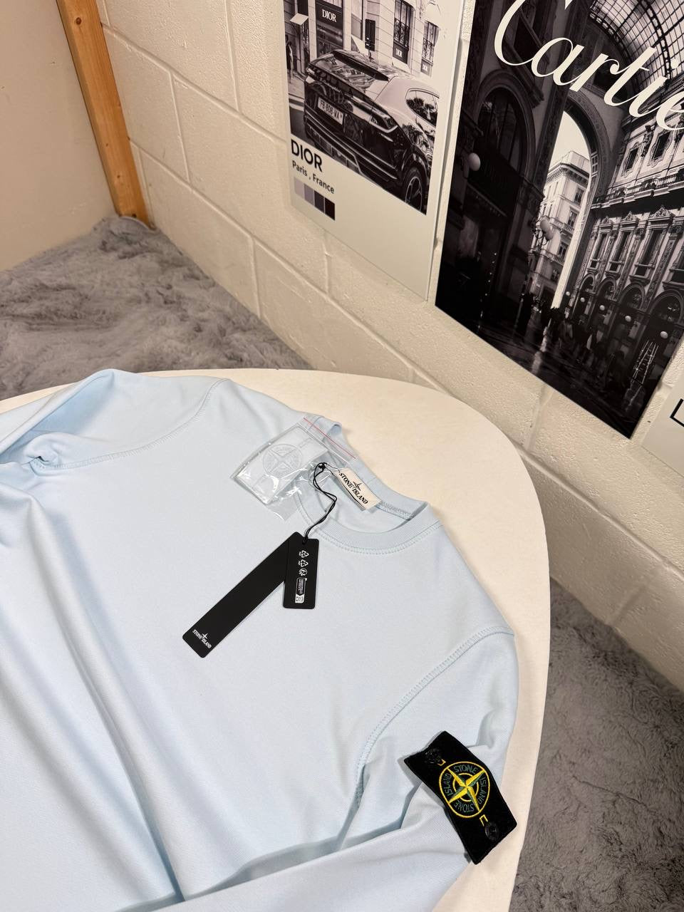 SI SWEATSHIRT BABY BLUE