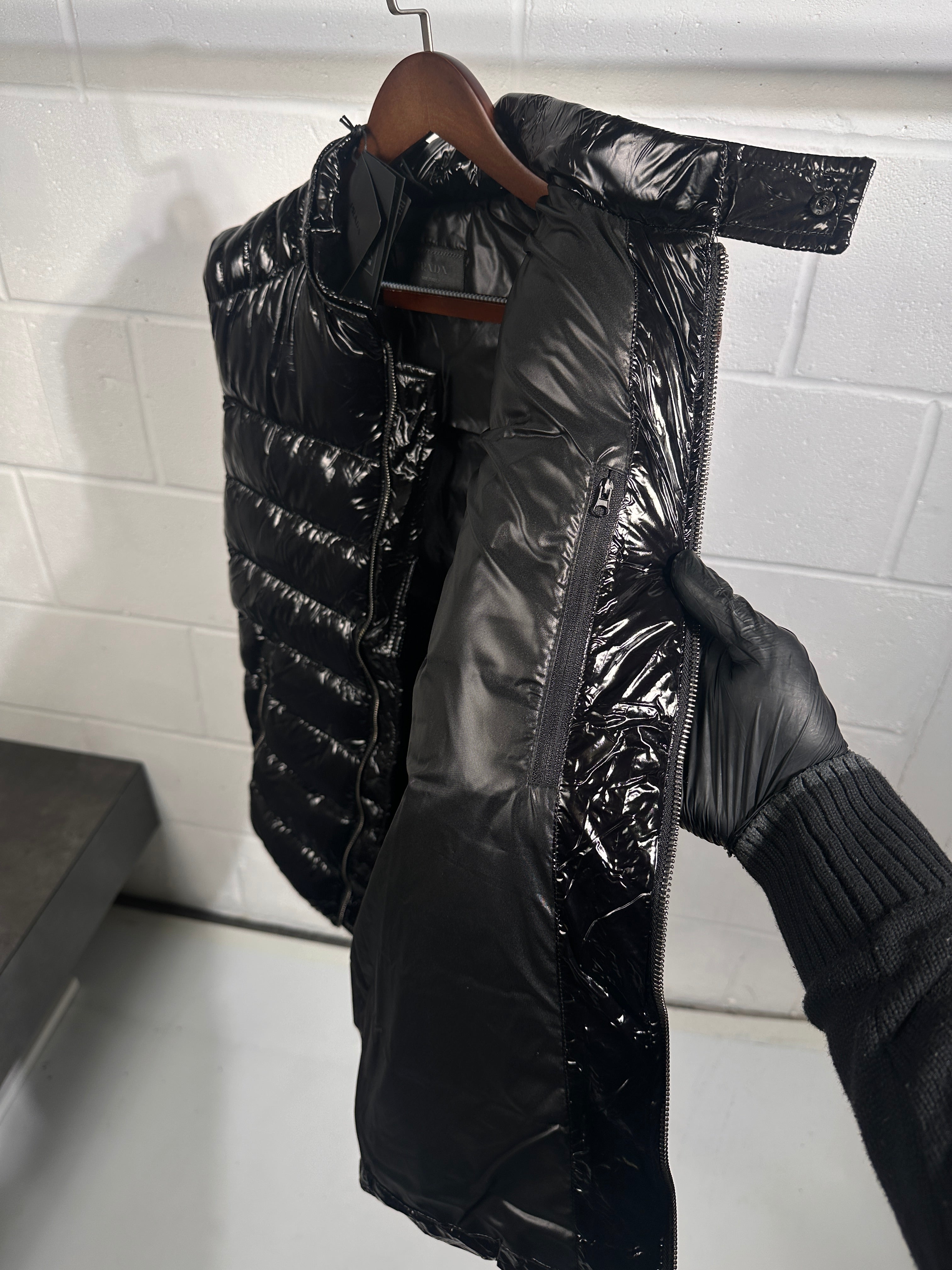 Gilet sans manches Prada noir