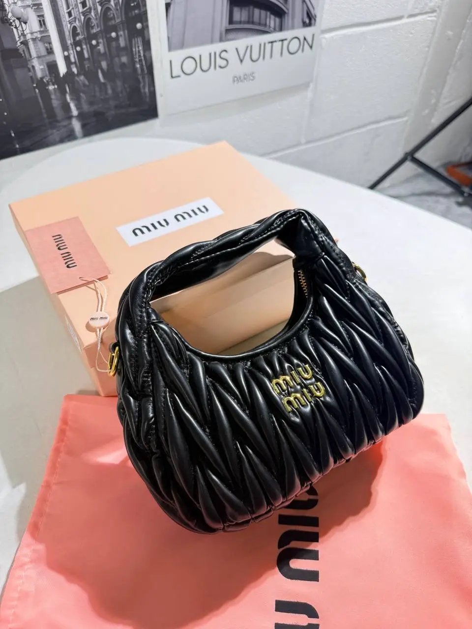 MIU MATELASSE NAPPA LEATHER BAG by Stock supplier