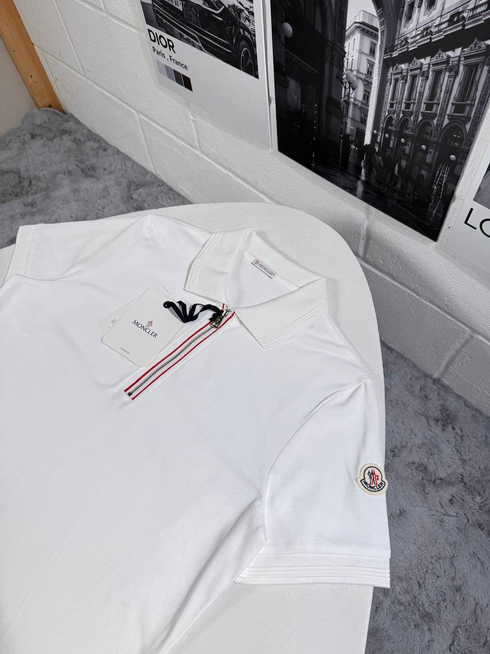MNC QUARTER ZIP POLO