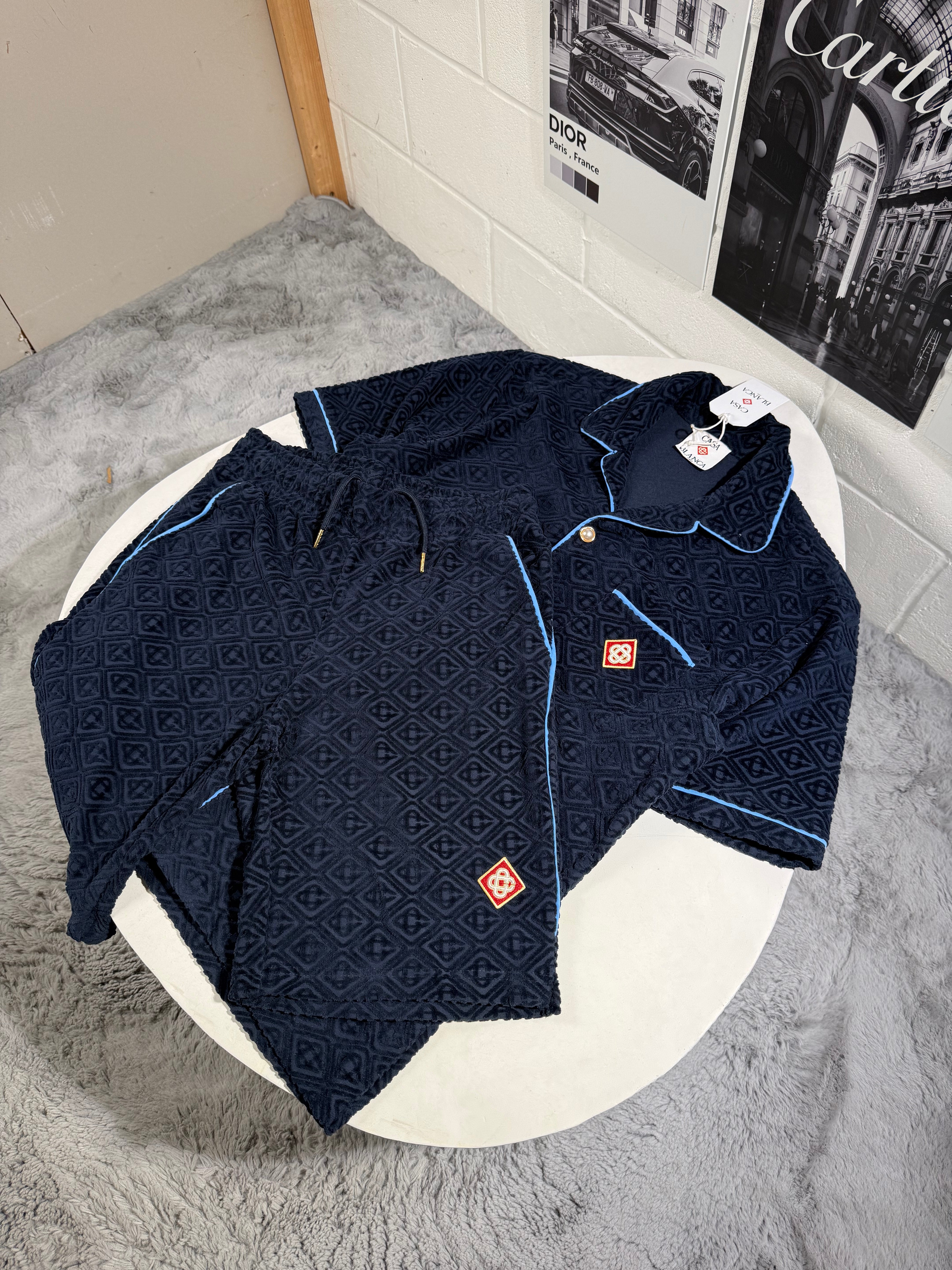 CASA MONOGRAM SHORTSET