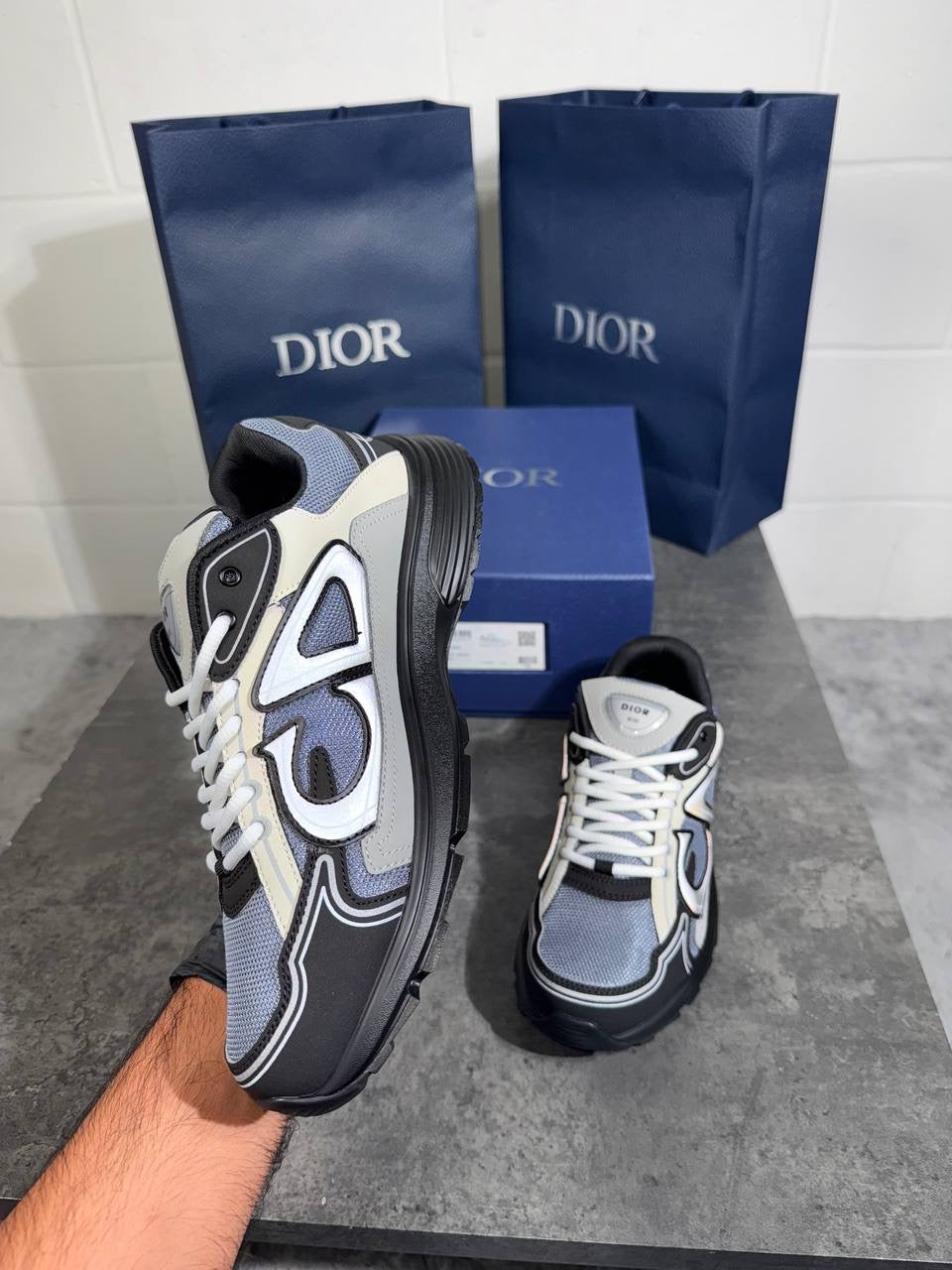 B30 BLUE & GREY MESH