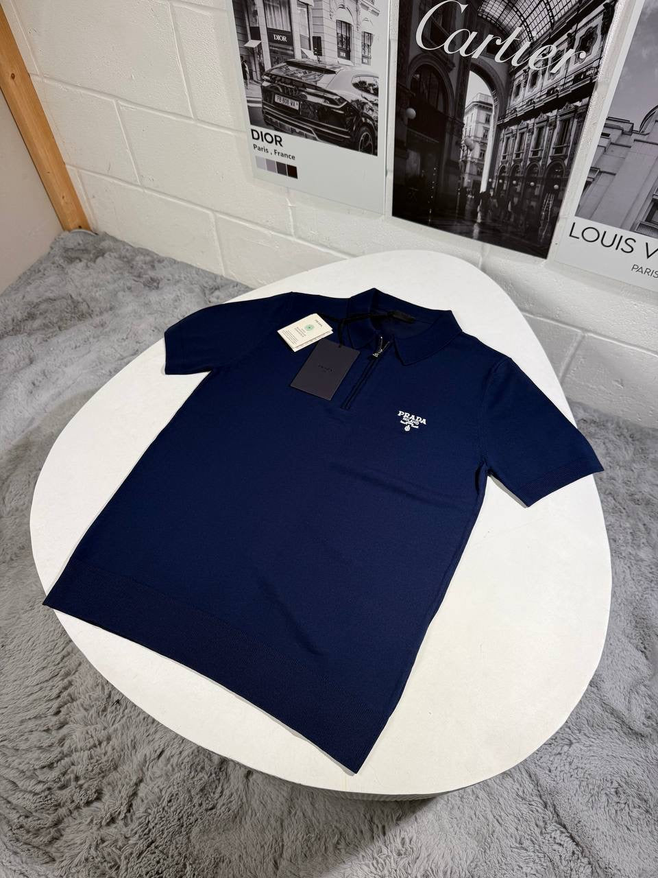 RADA HALFZIP POLO NAVY