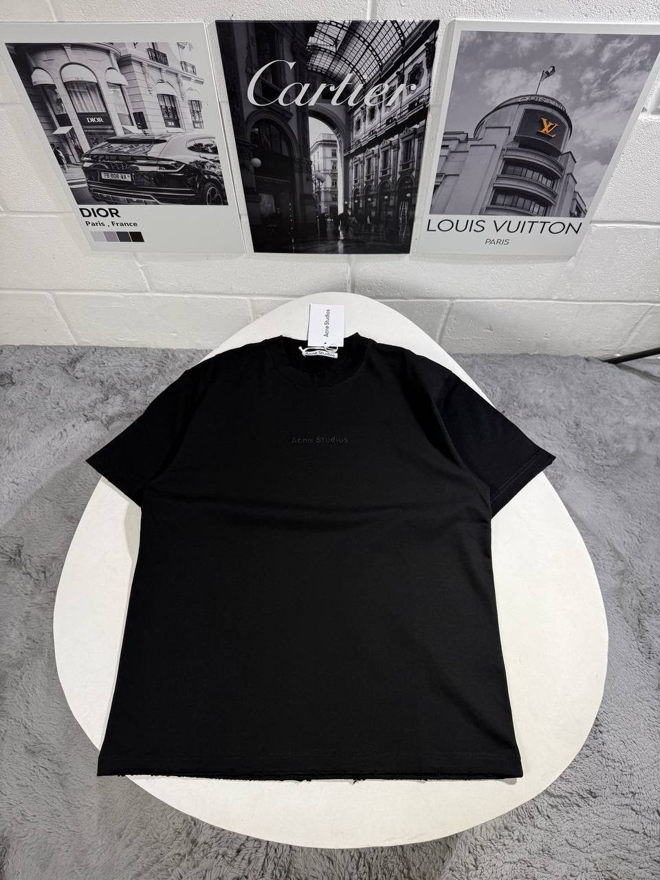 ACNE BLACK LOGO TSHIRT