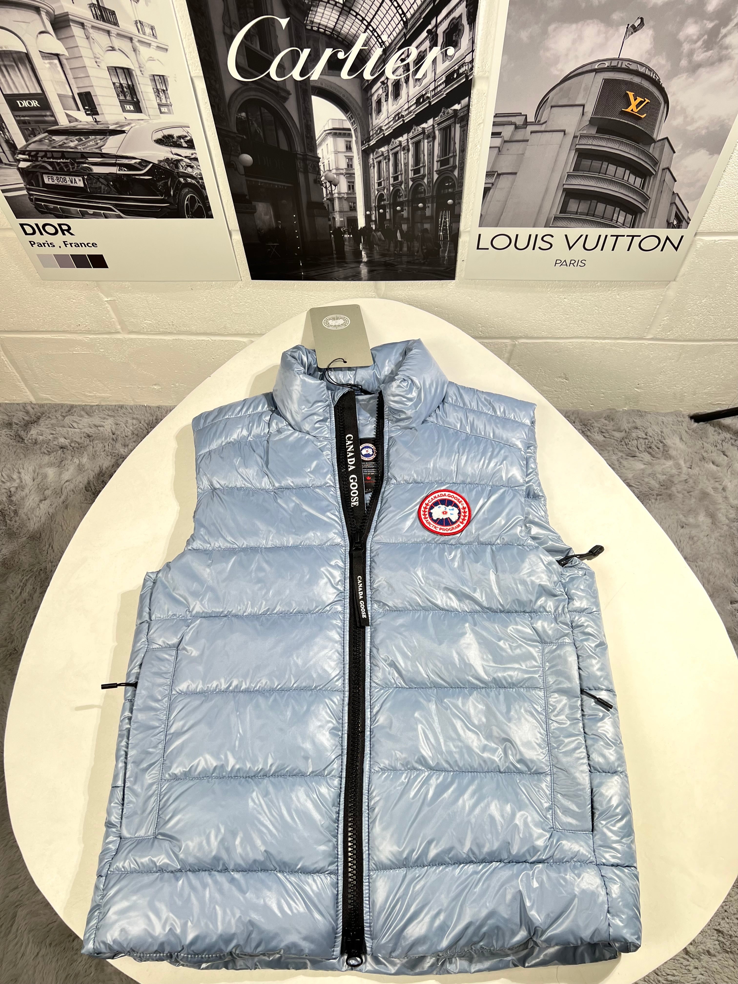 CG GILET BABY BLUE