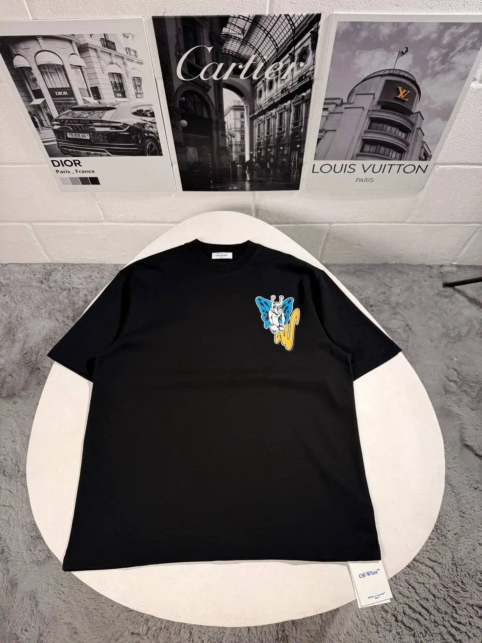 OFF W TSHIRT BLACK Stock supplier