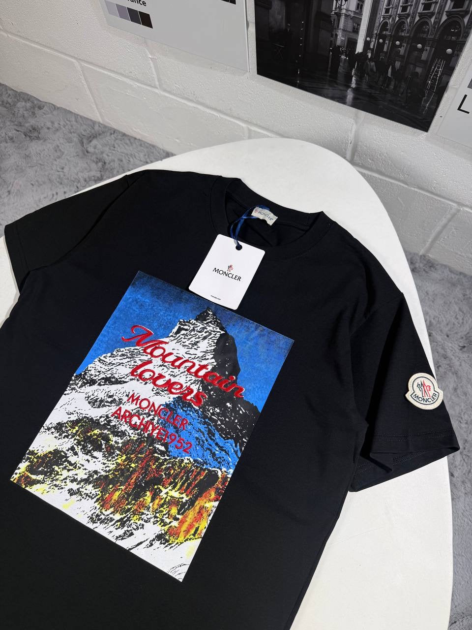 MNCLR MOUNTAIN MONTIF TSHIRT