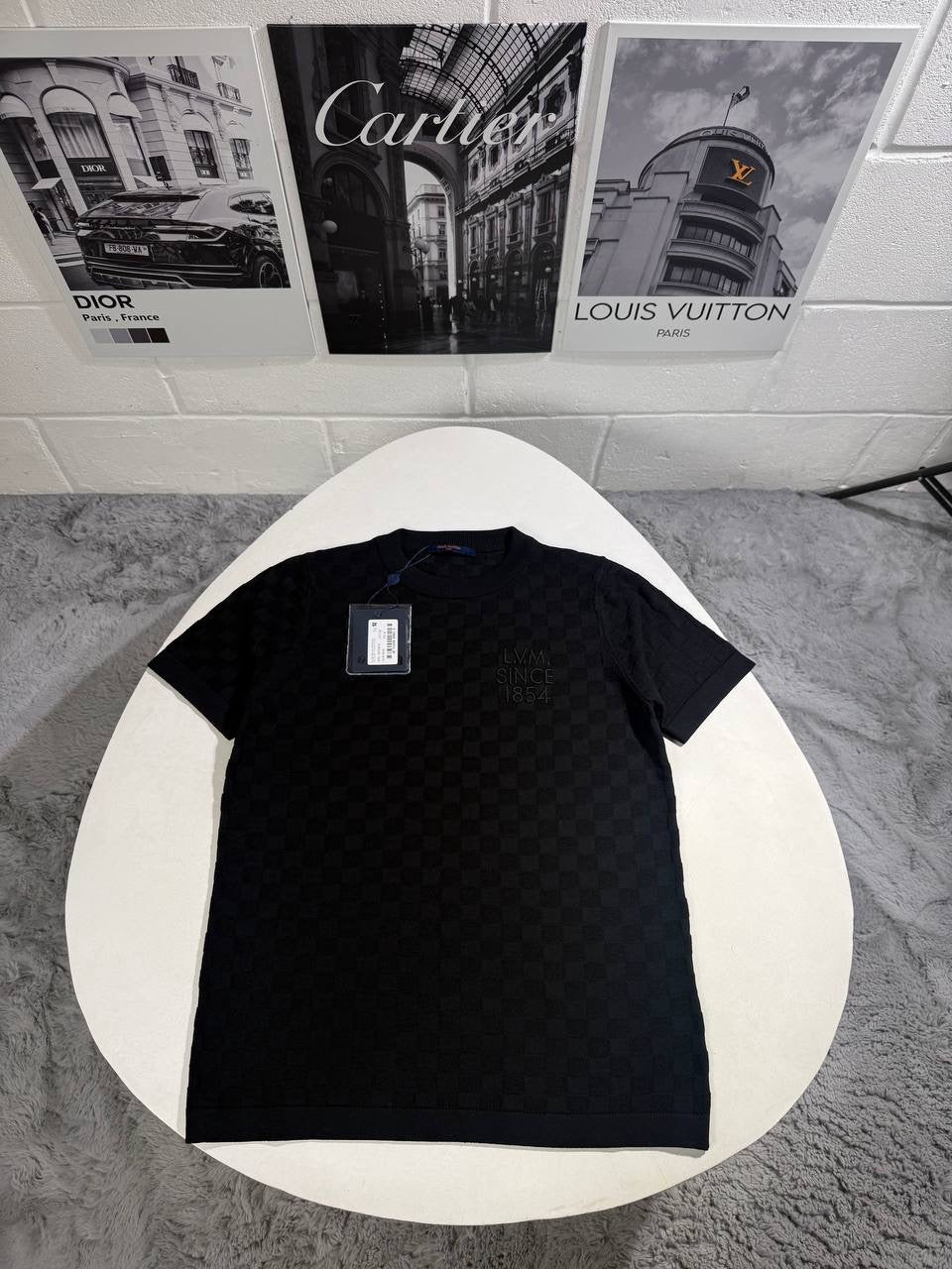 LVE DAMIER KNITTED TSHIRT