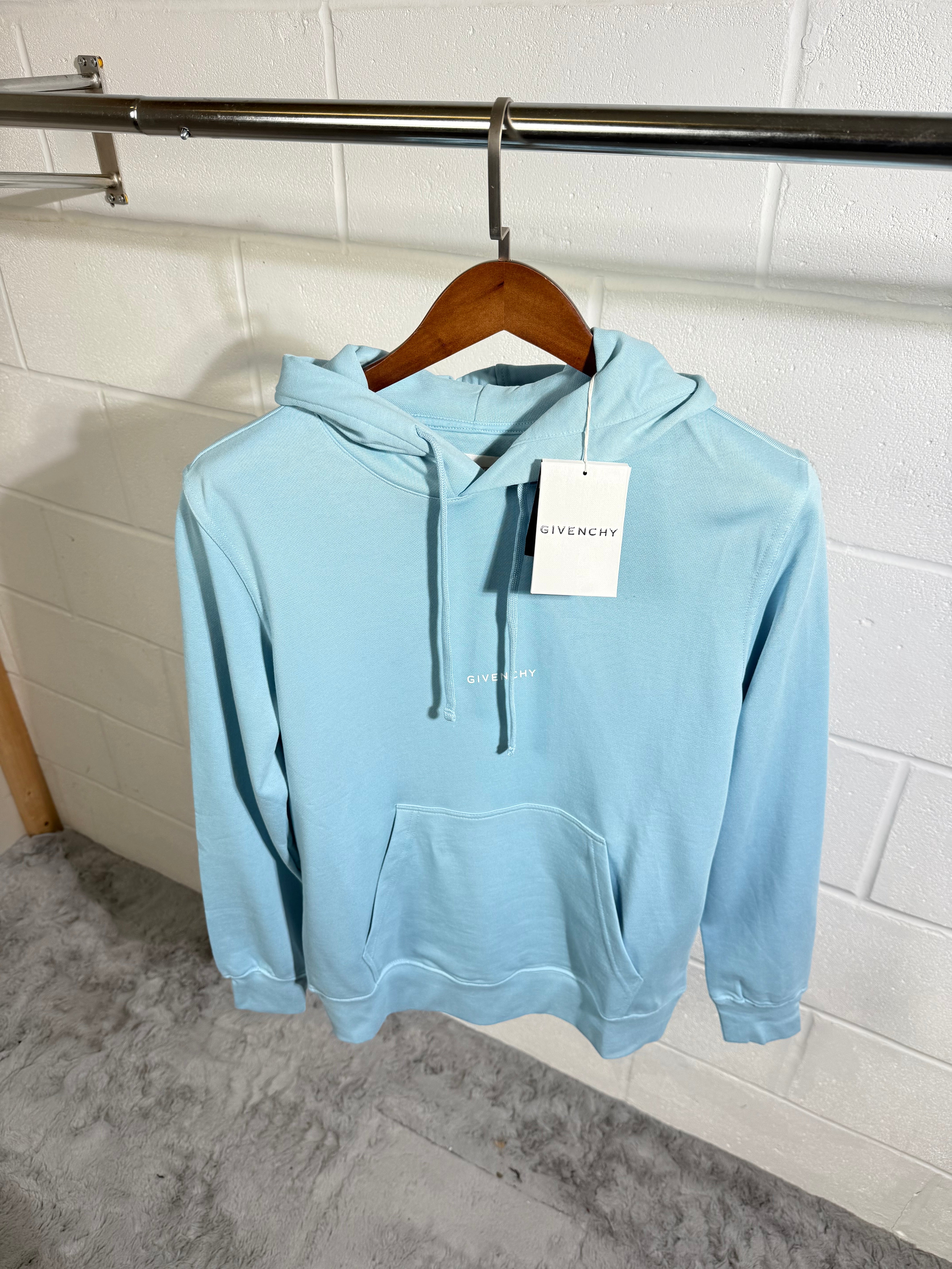 Sweat à capuche Givenchy bleu bébé