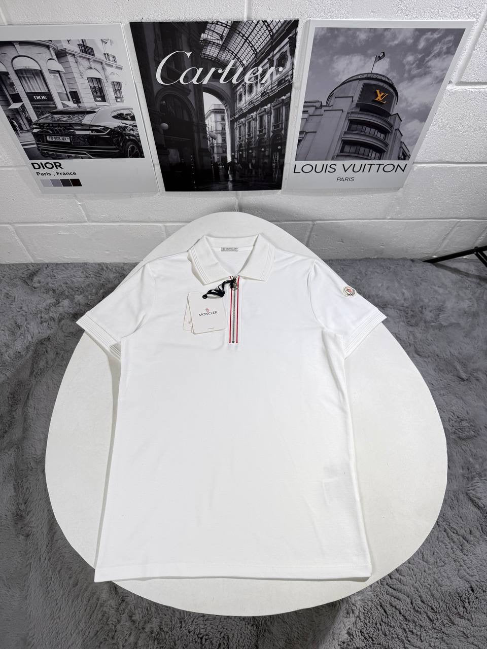 MNC QUARTER ZIP POLO