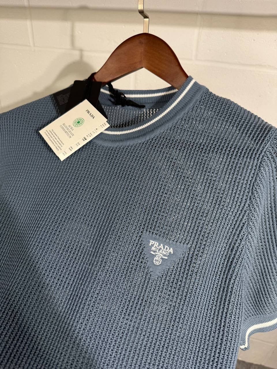 Rada blue knitted Tshirt