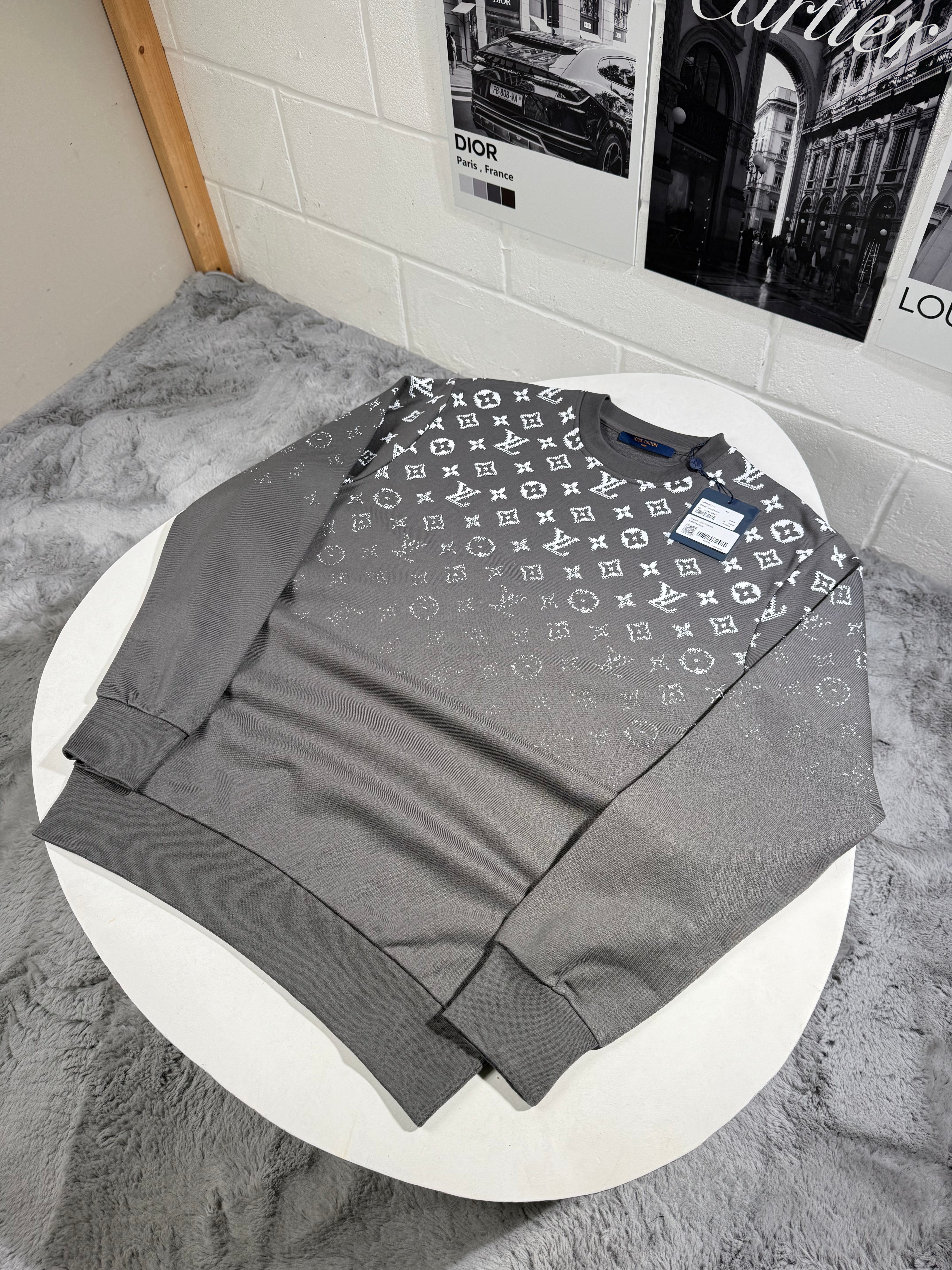 LVE GRADIENT COTTON SWEATSHIRT