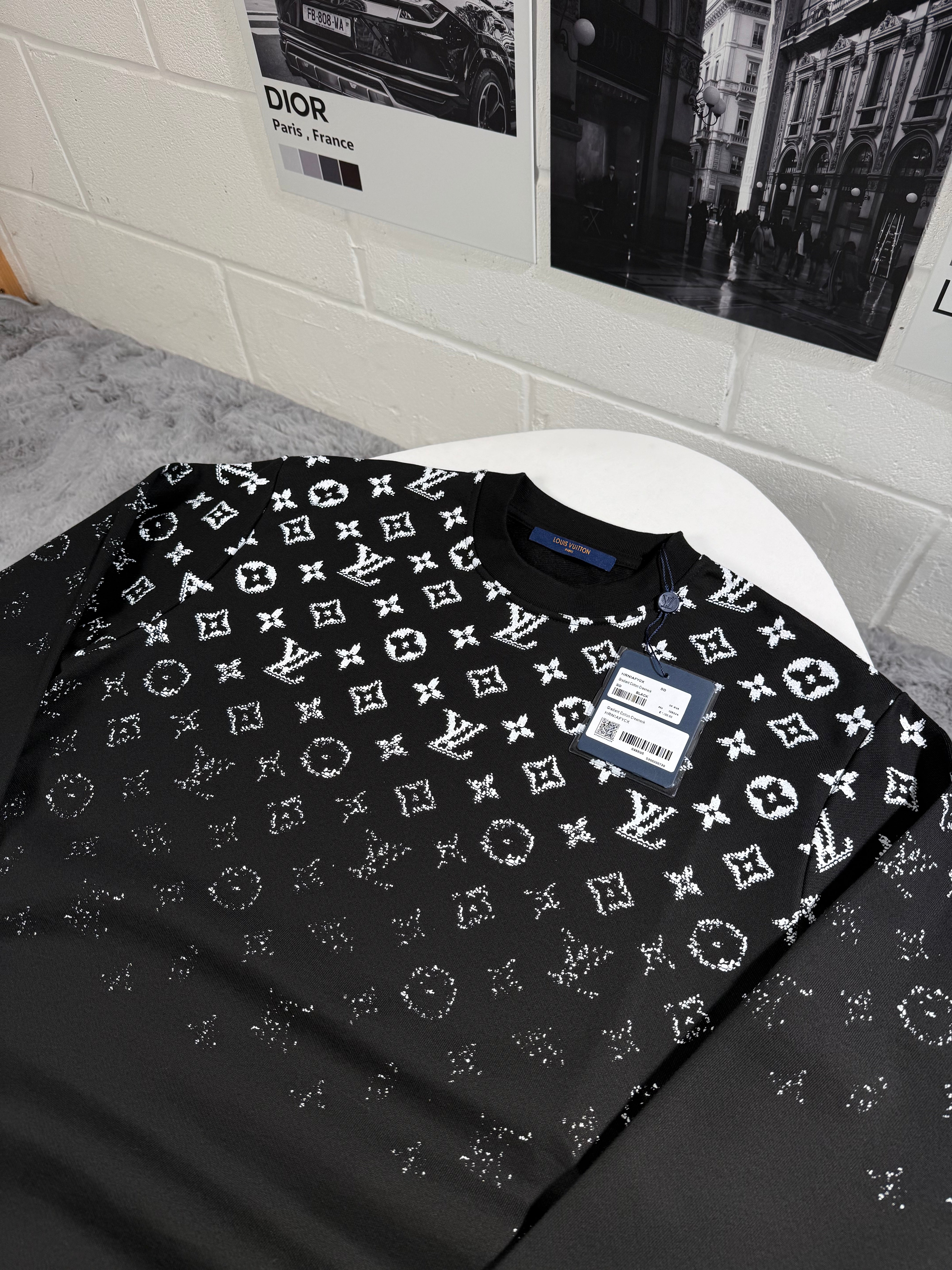 LVE GRADIENT COTTON SWEATSHIRT