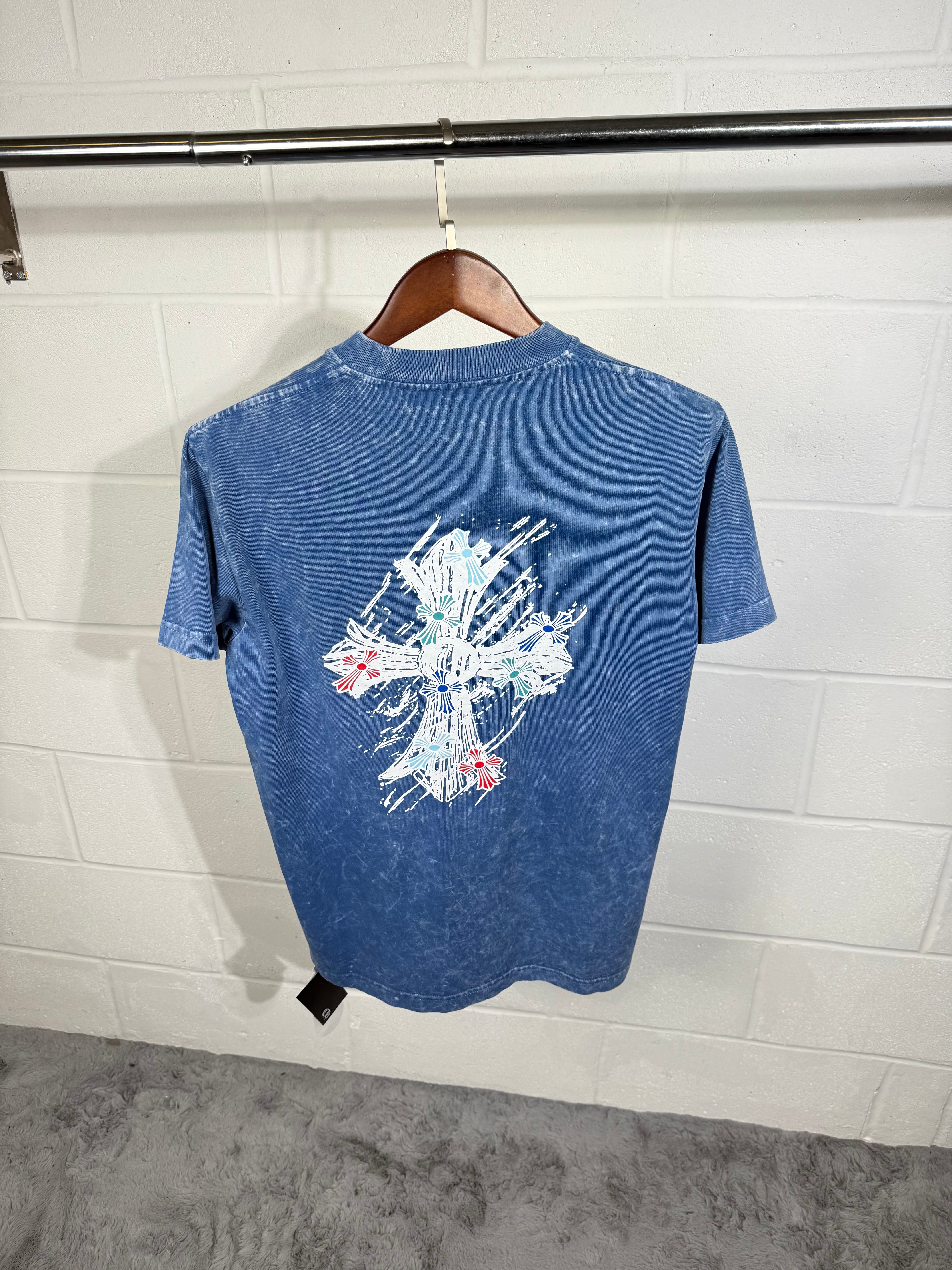 CHROME HEART BLUE T SHIRT