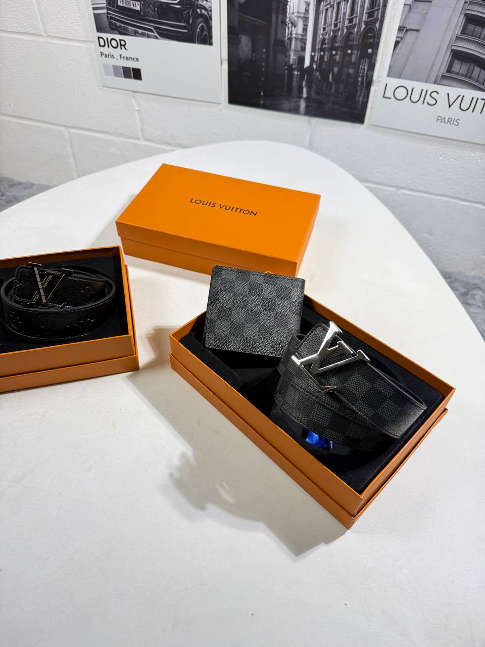 LVE WALLET & BELT GIFT SET