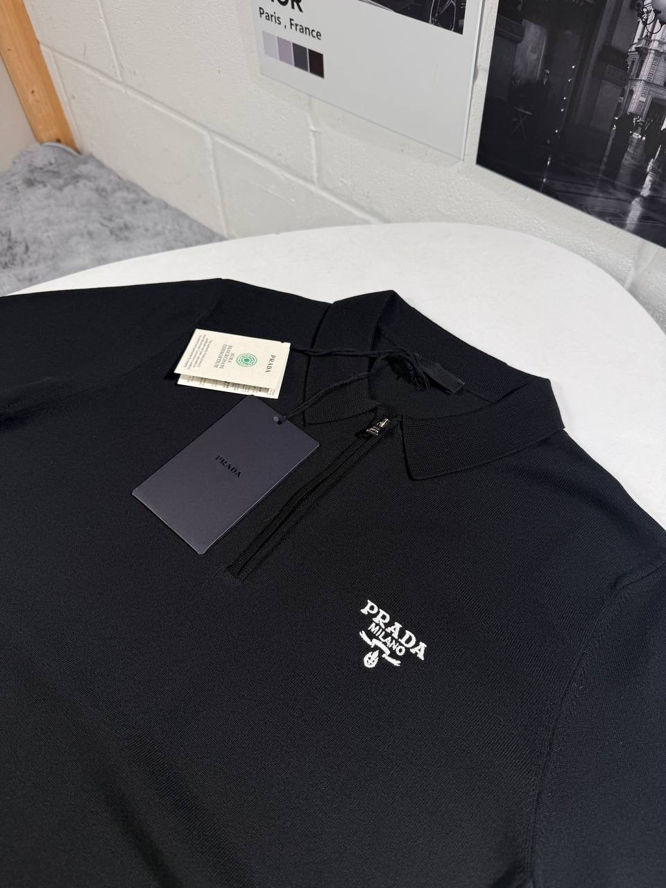 RADA HALFZIP POLO BLACK