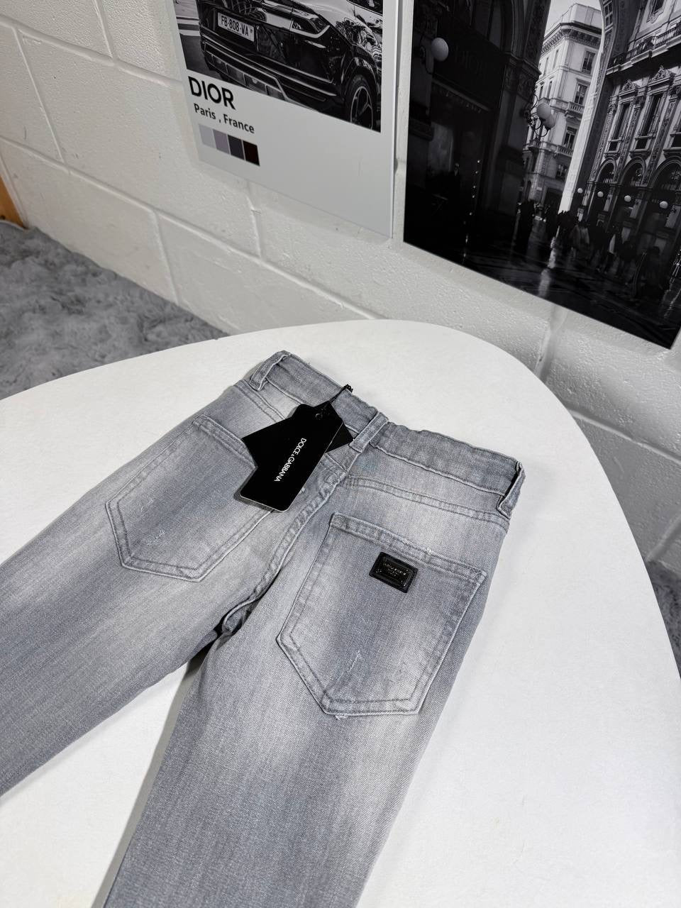 D&G KIDS JEANS LITE GREY