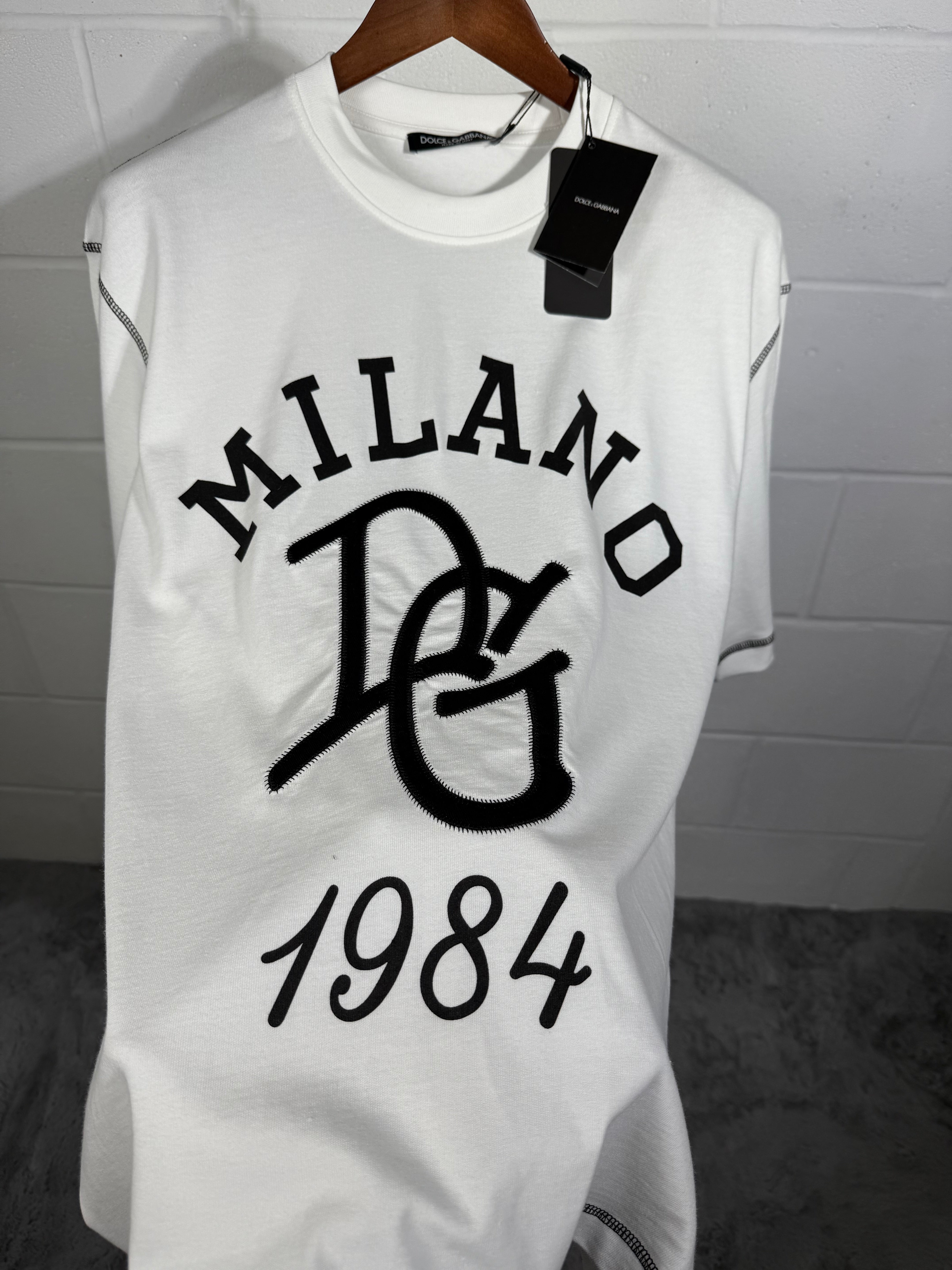 D&G WHITE OVERSHIRT