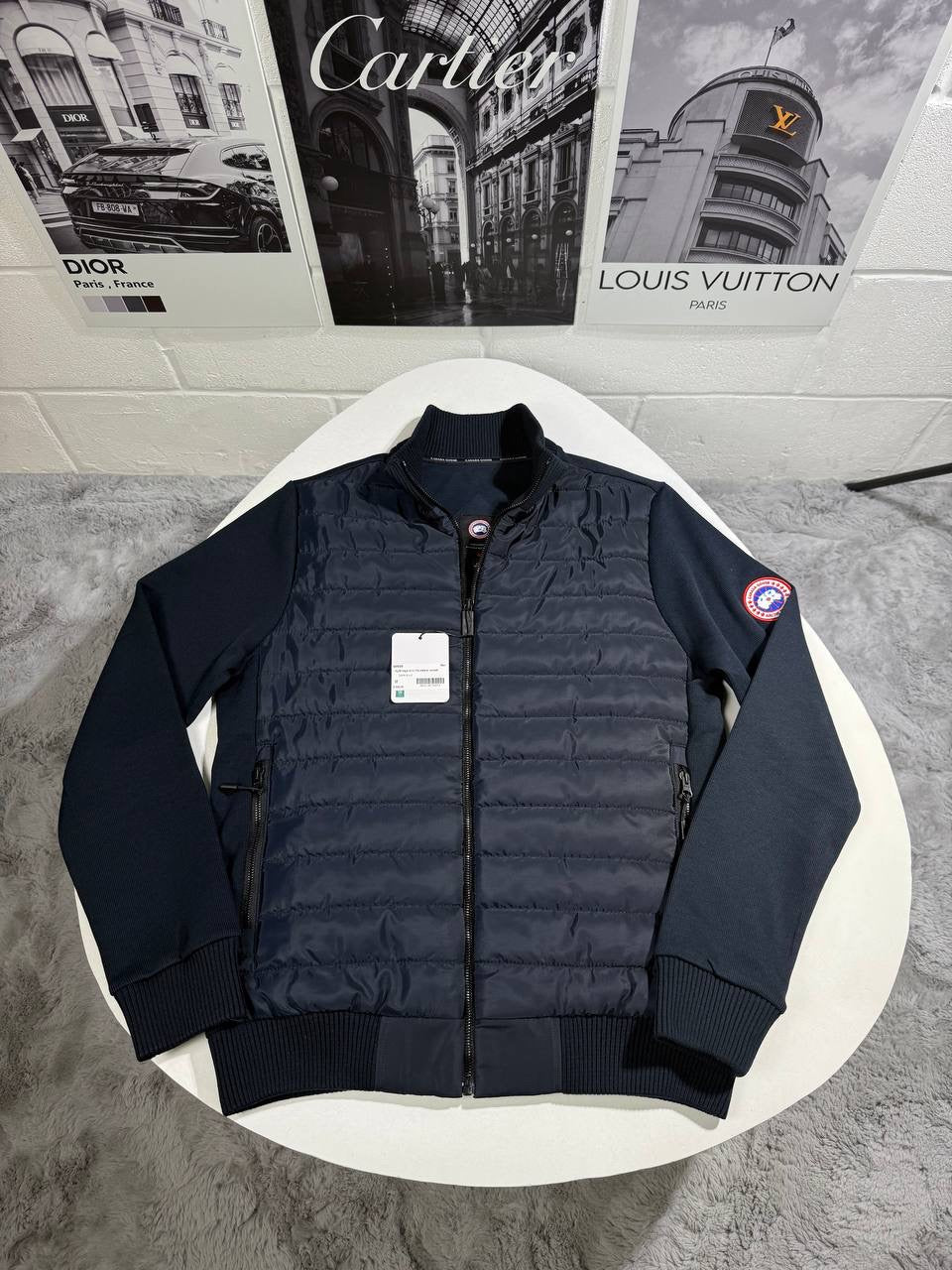 CG HYBRIDGE FULL ZIP NAVY