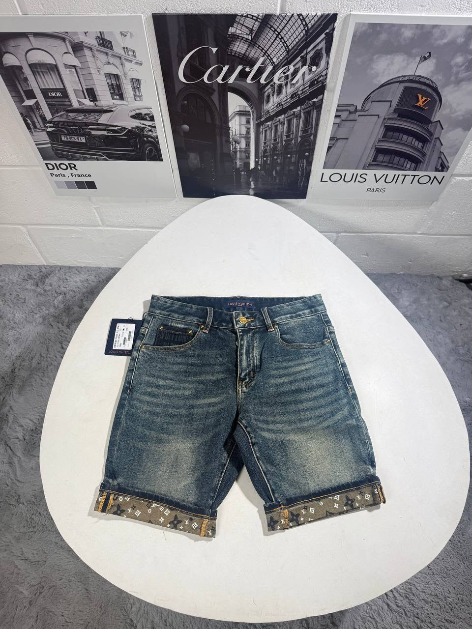 LVE DENIM SHORTS