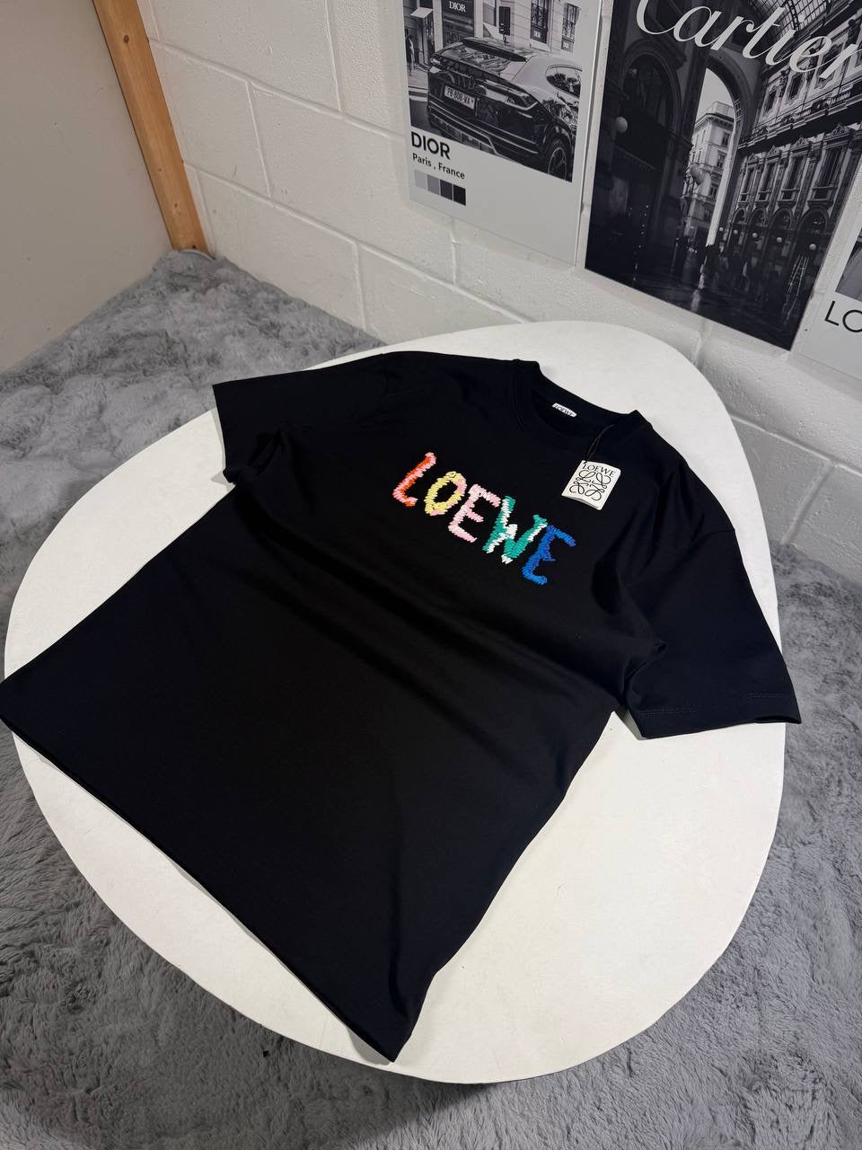 LOWE EMBROIDERED LOGO TSHIRT