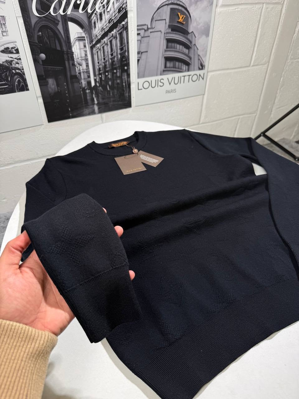 LVE KNITTED JUMPER BACK