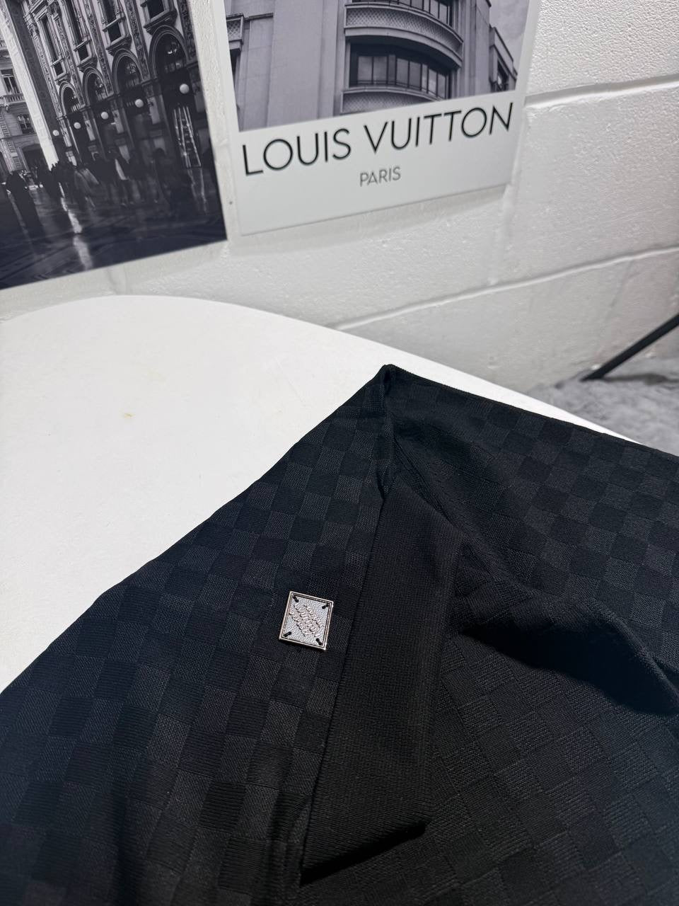 LVE ZIP UP POLO BLACK