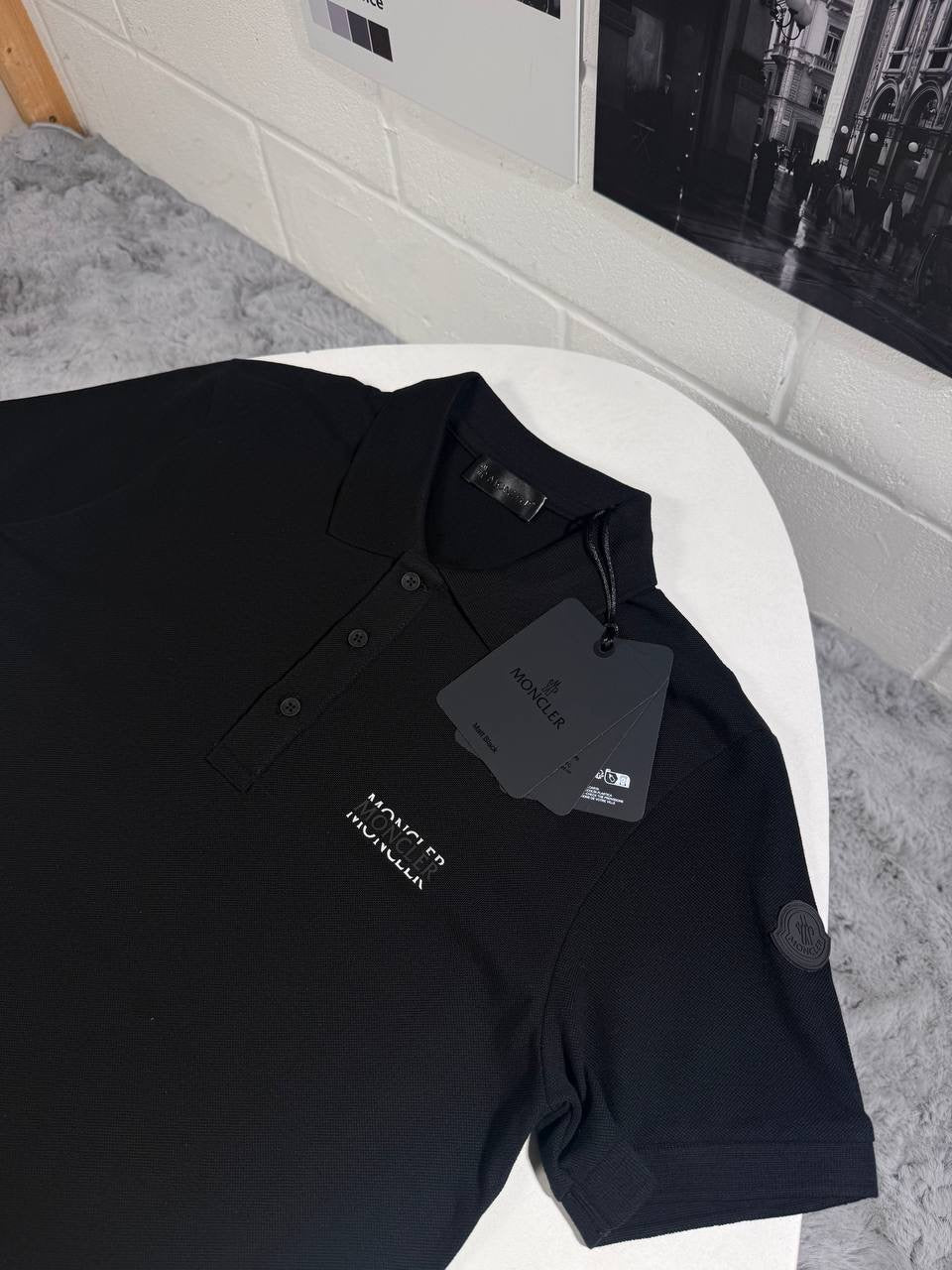 MNCLR LOGO POLO BLACK