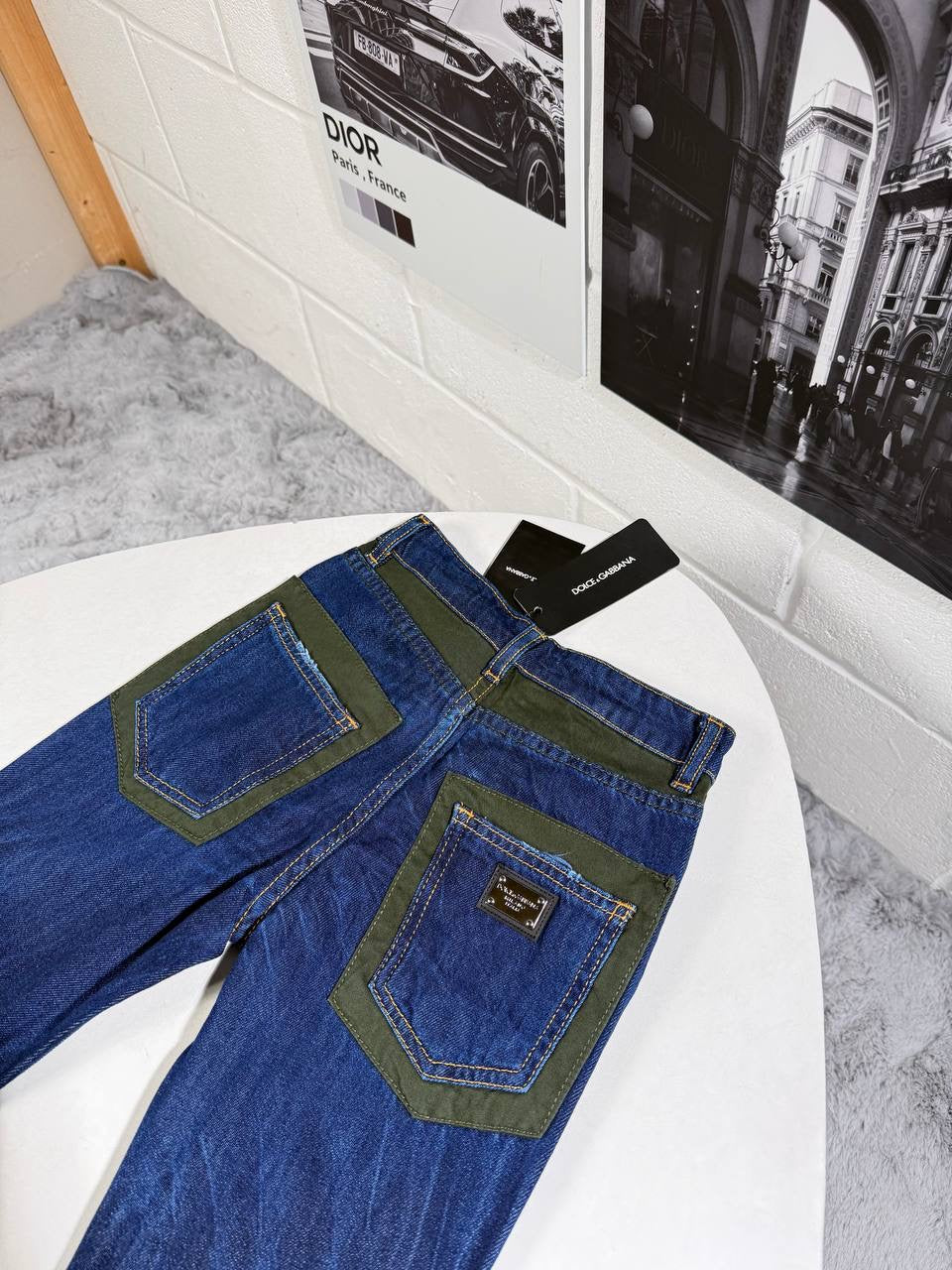 D&G JEANS KIDS BLUE