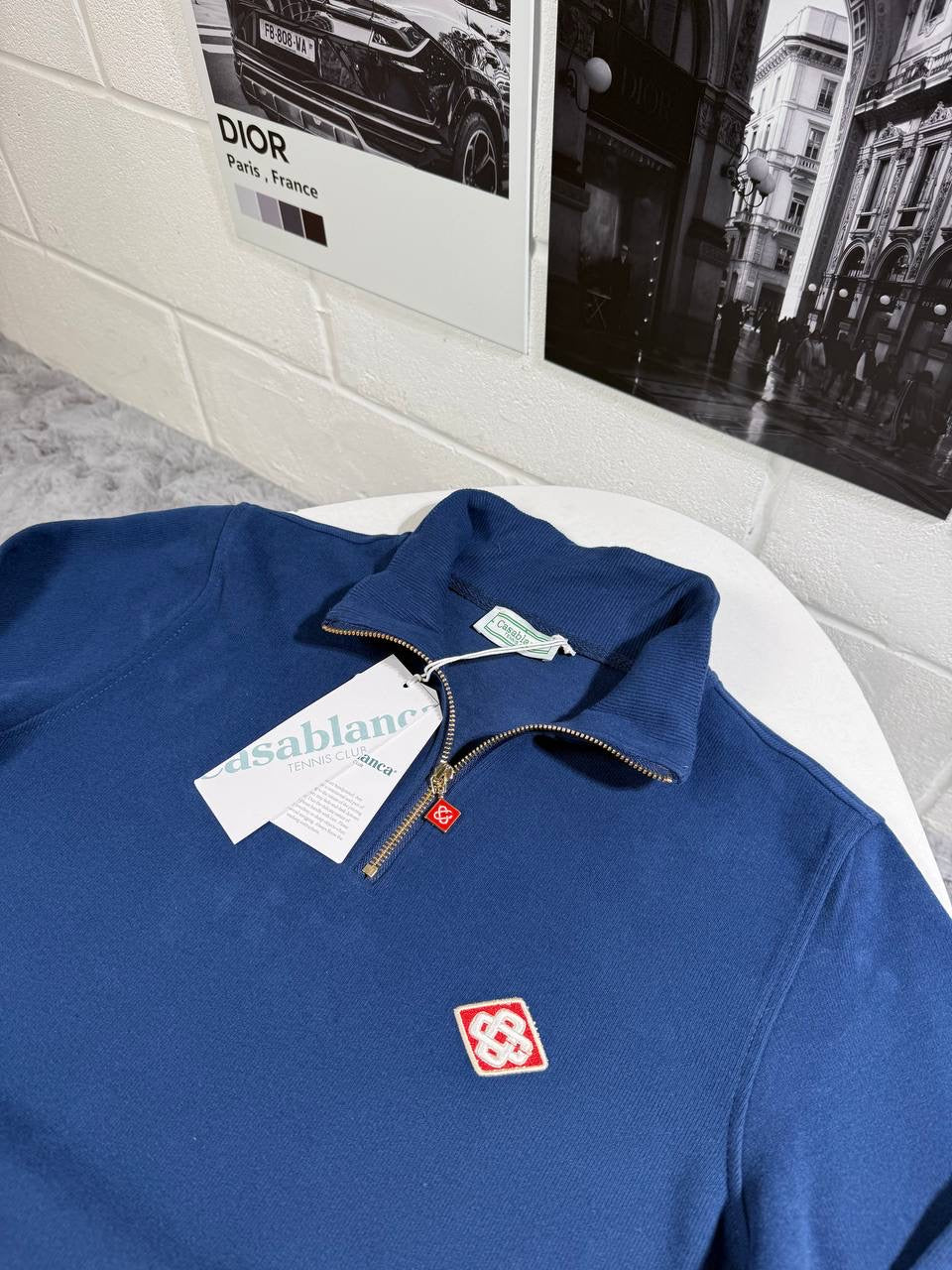 CASA HALF ZIP KNITTED JUMPER