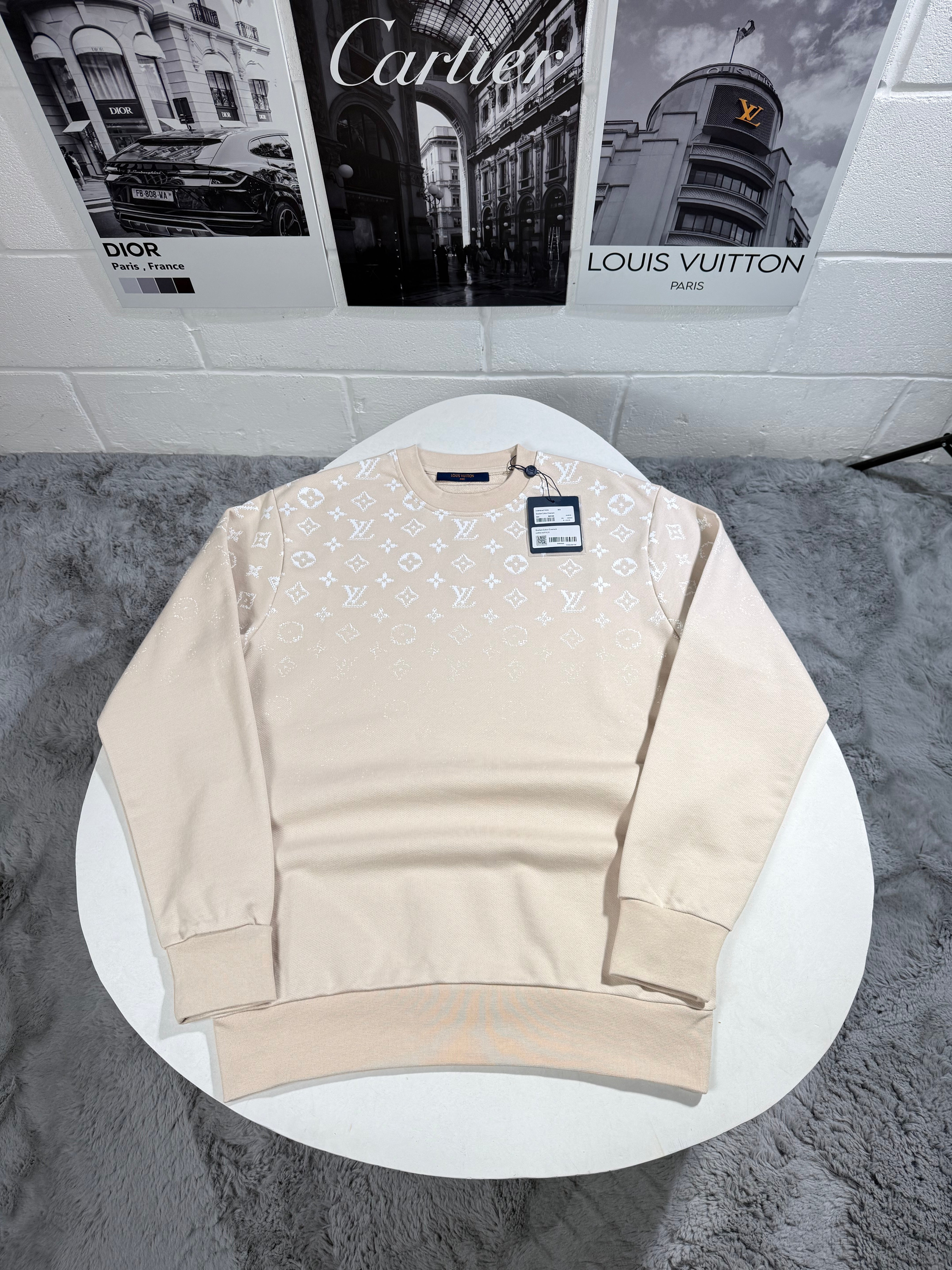 LVE GRADIENT COTTON SWEATSHIRT