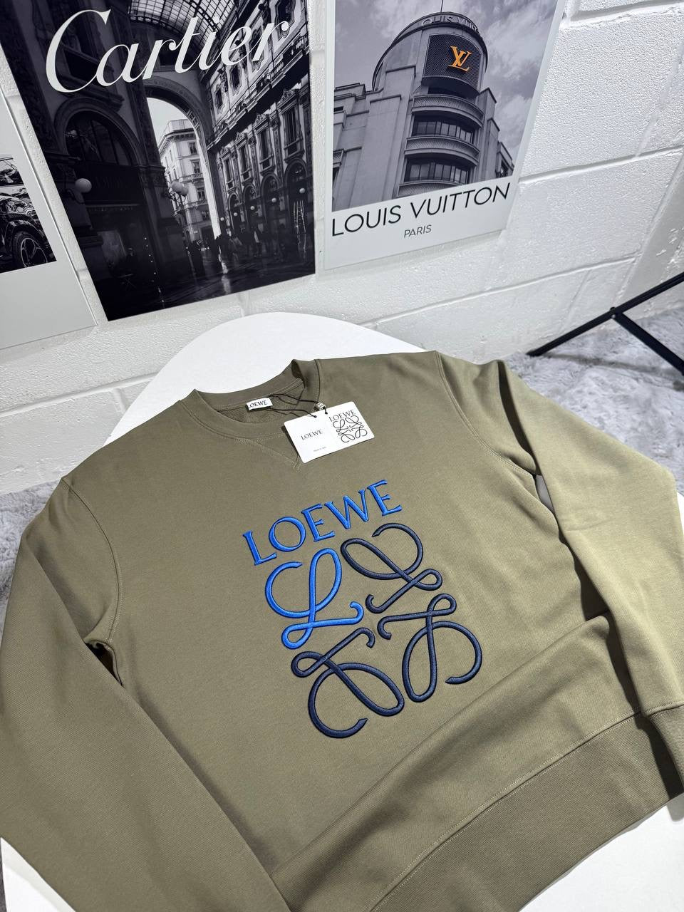 LOWE JUMPER GREEN