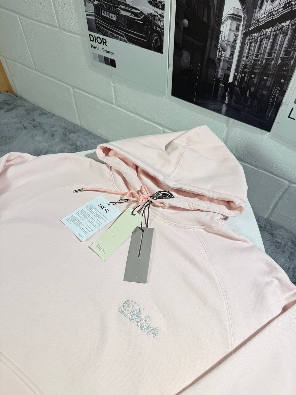 IOR CARD HOODIE PINK