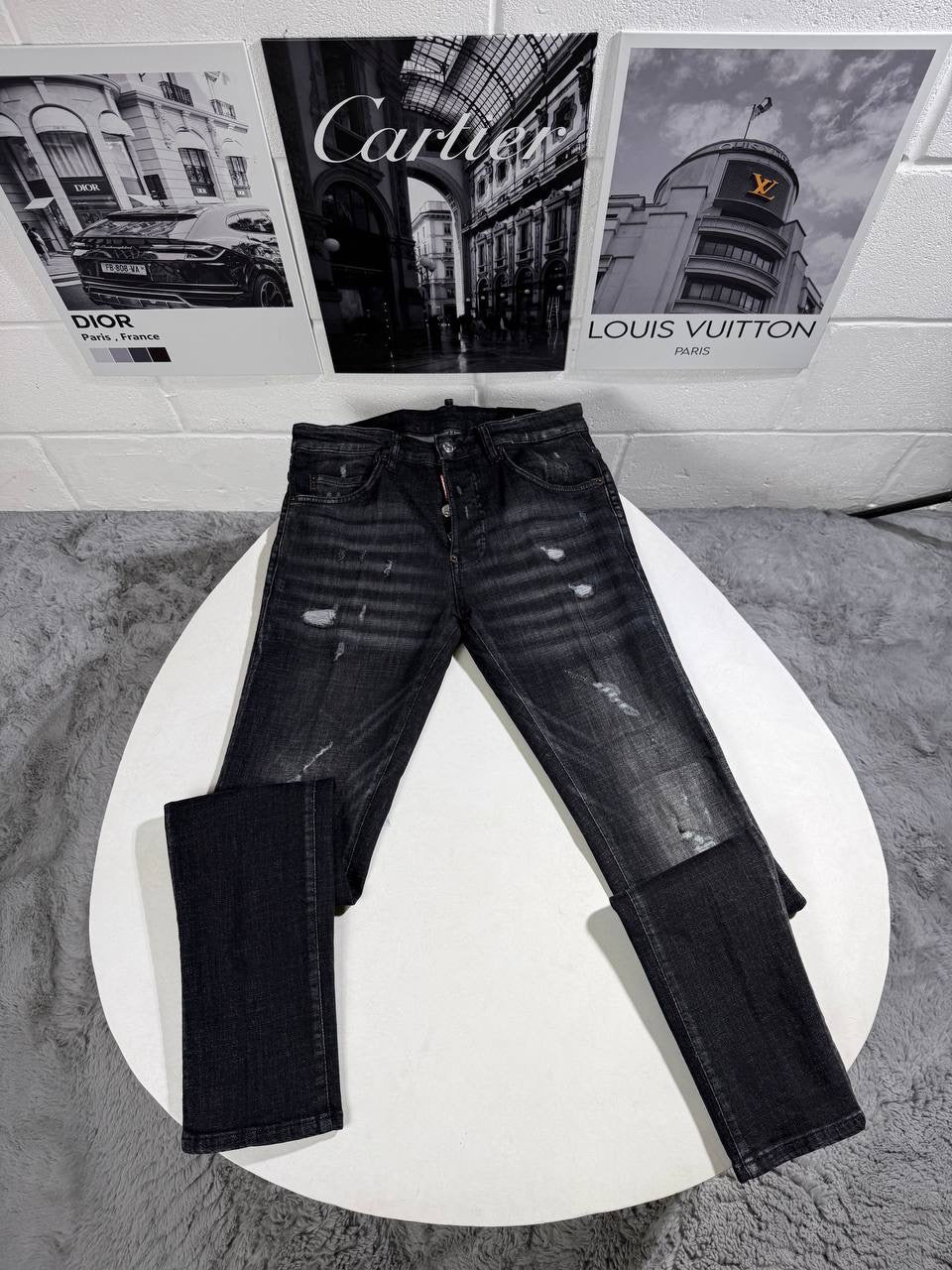 DSQ JEANS BLACK