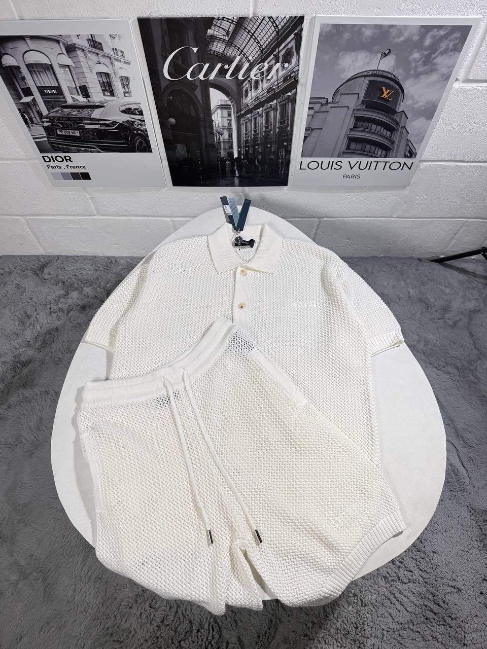 MIRI KNITTED SHORTSET