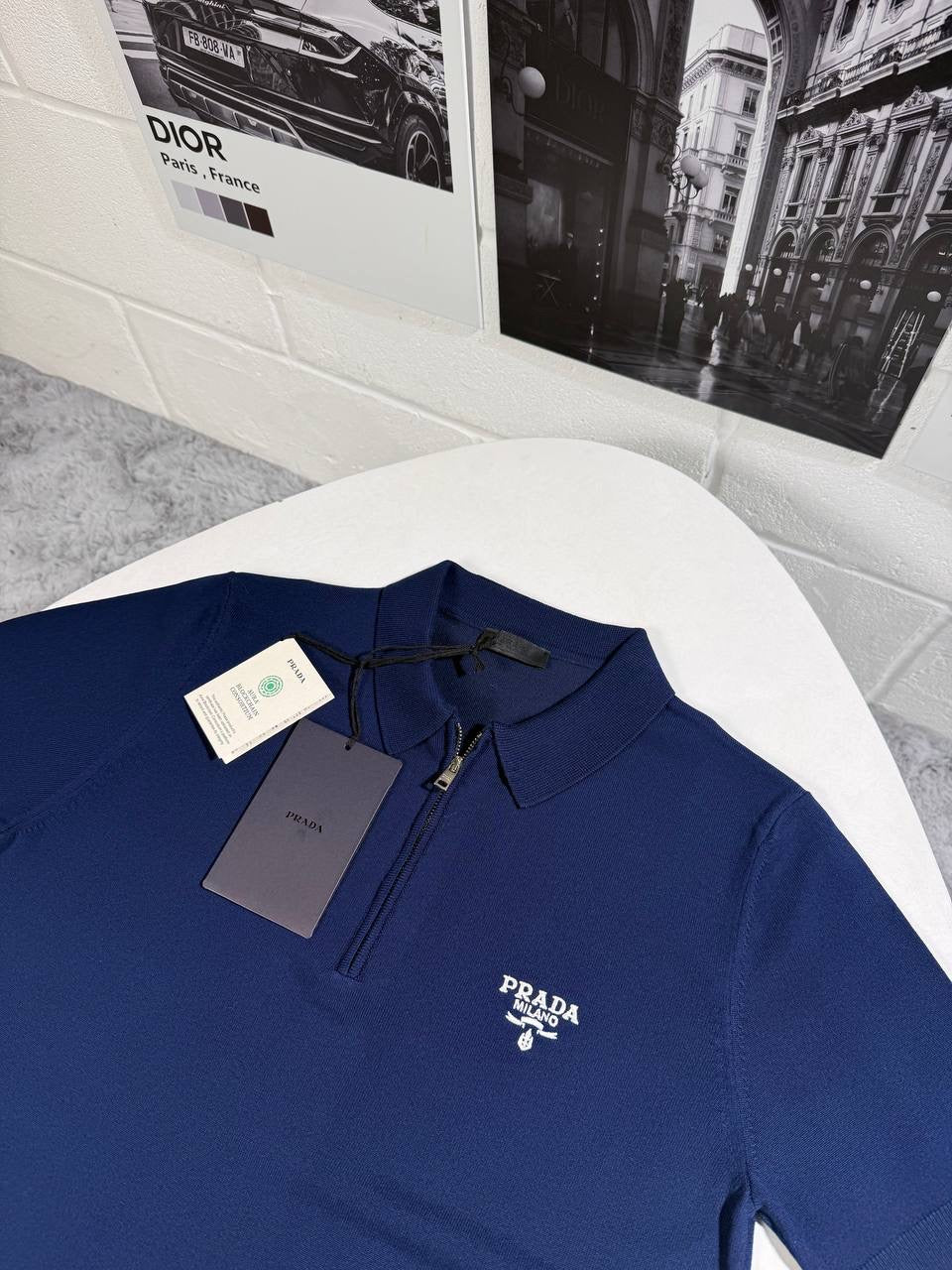 RADA HALFZIP POLO NAVY