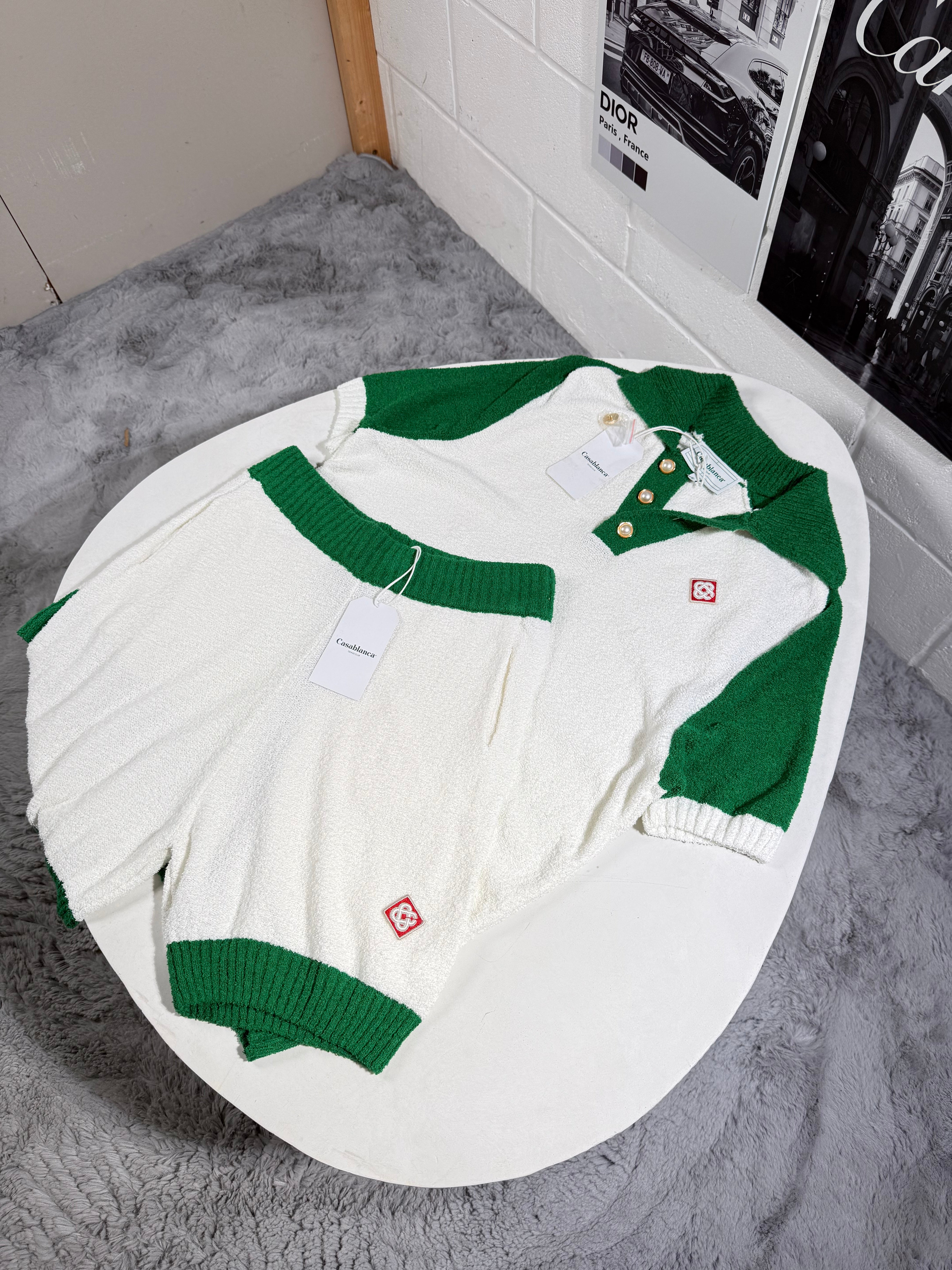 CASA KNITTED SHORTSET