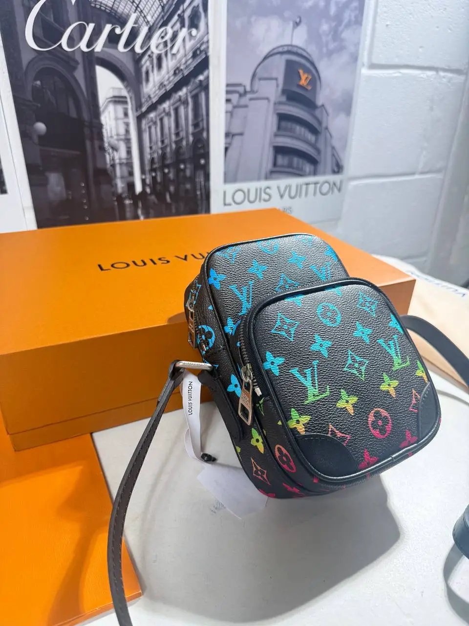 LVE MONOGRAM IRDESCENT BAG