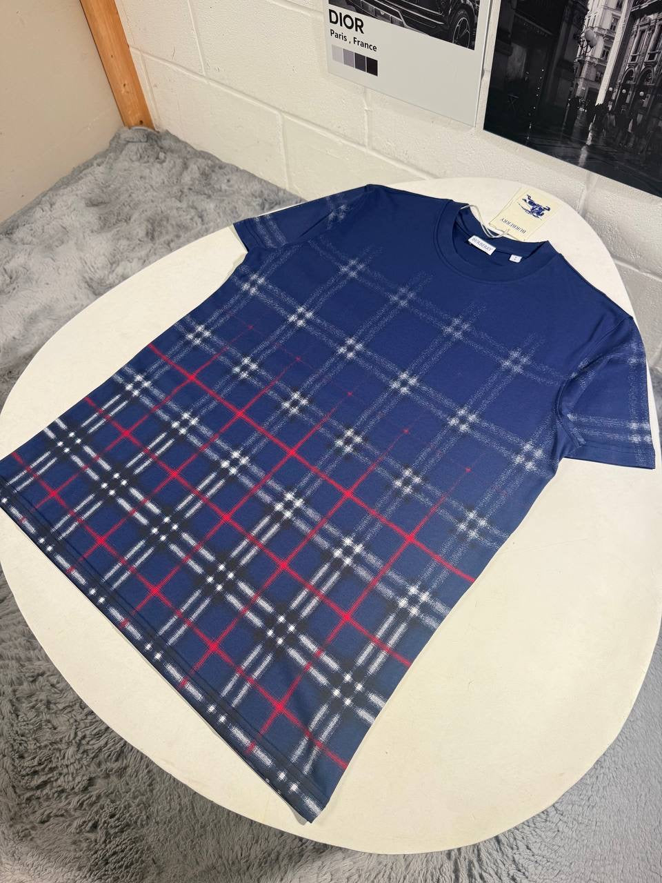 BURB CHECK TSHIRT