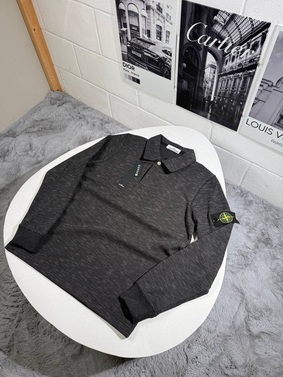 SI COLLARD JUMPER BLACK