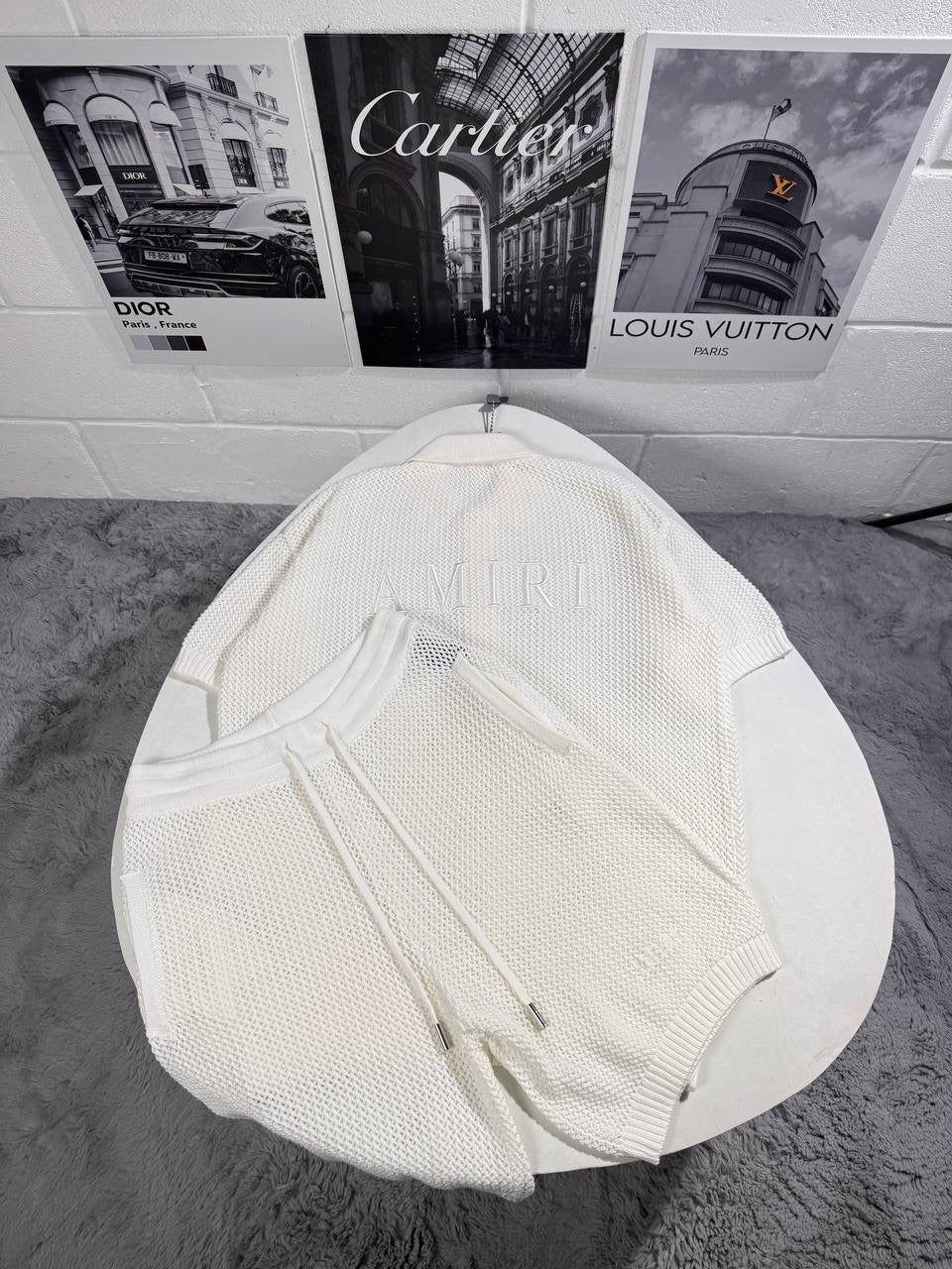 MIRI KNITTED SHORTSET