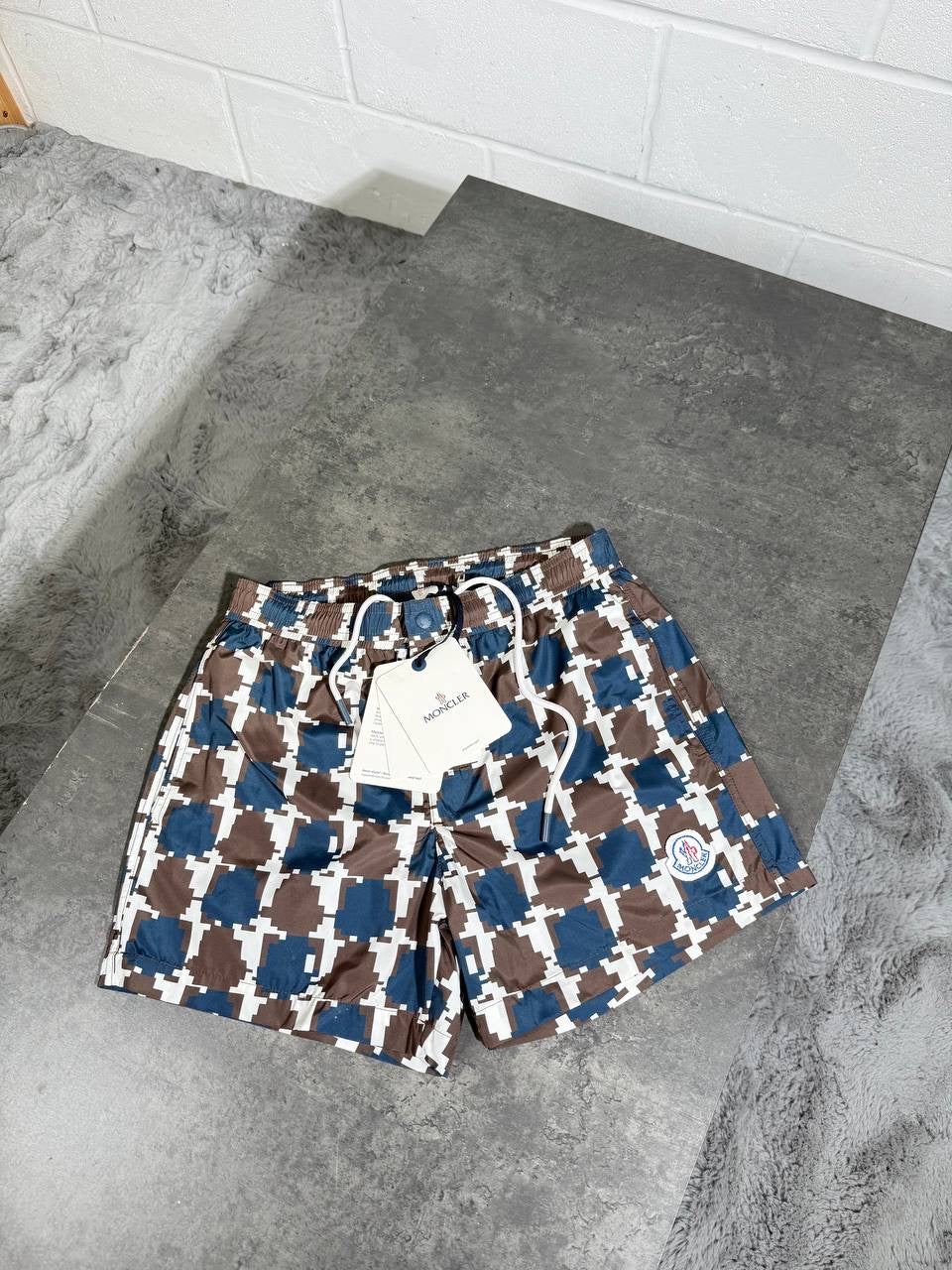 MNCLR SWIM SHORTS LOGO PRINT