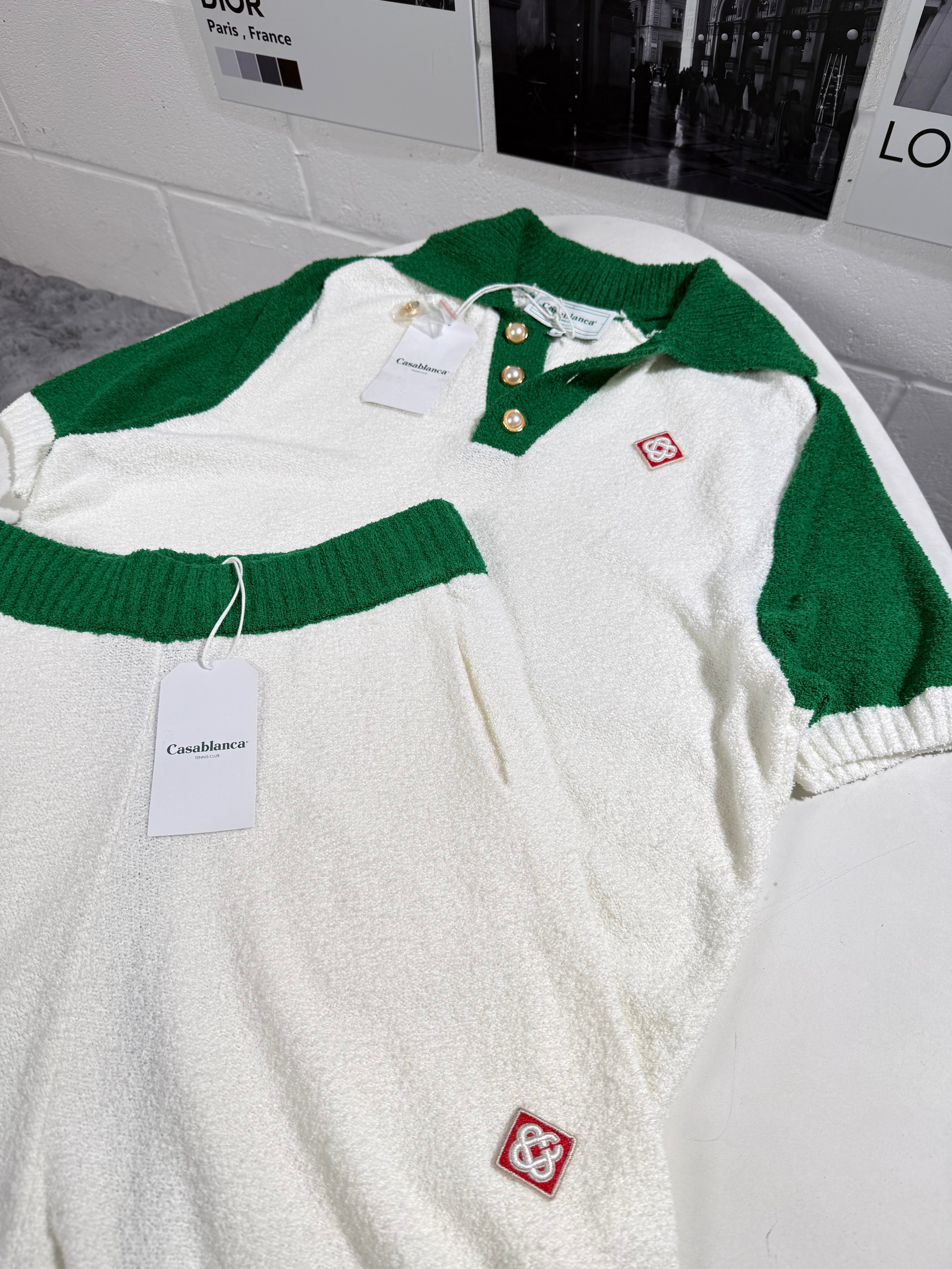 CASA KNITTED SHORTSET