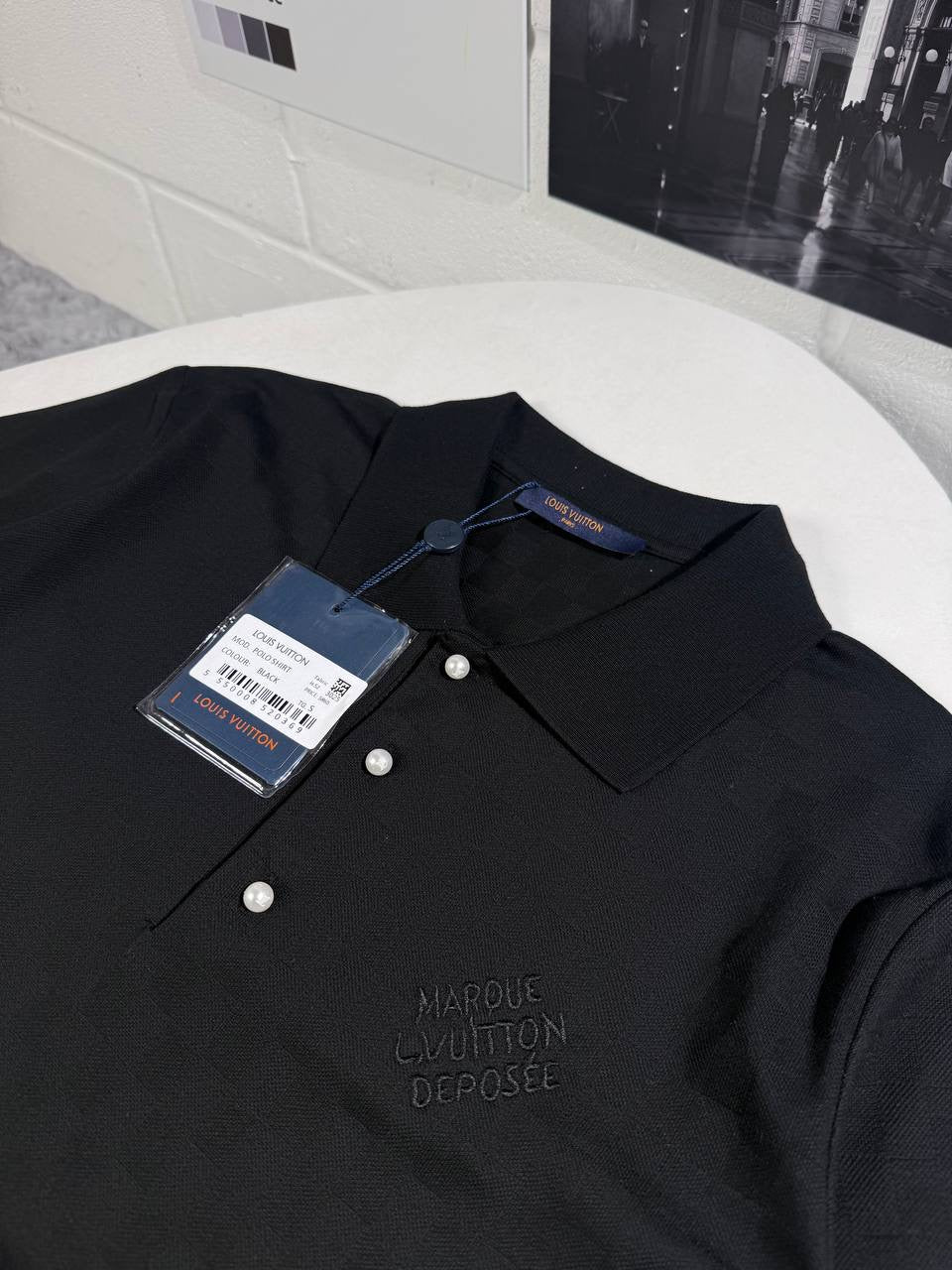 LVE DAMIER POLO BLACK